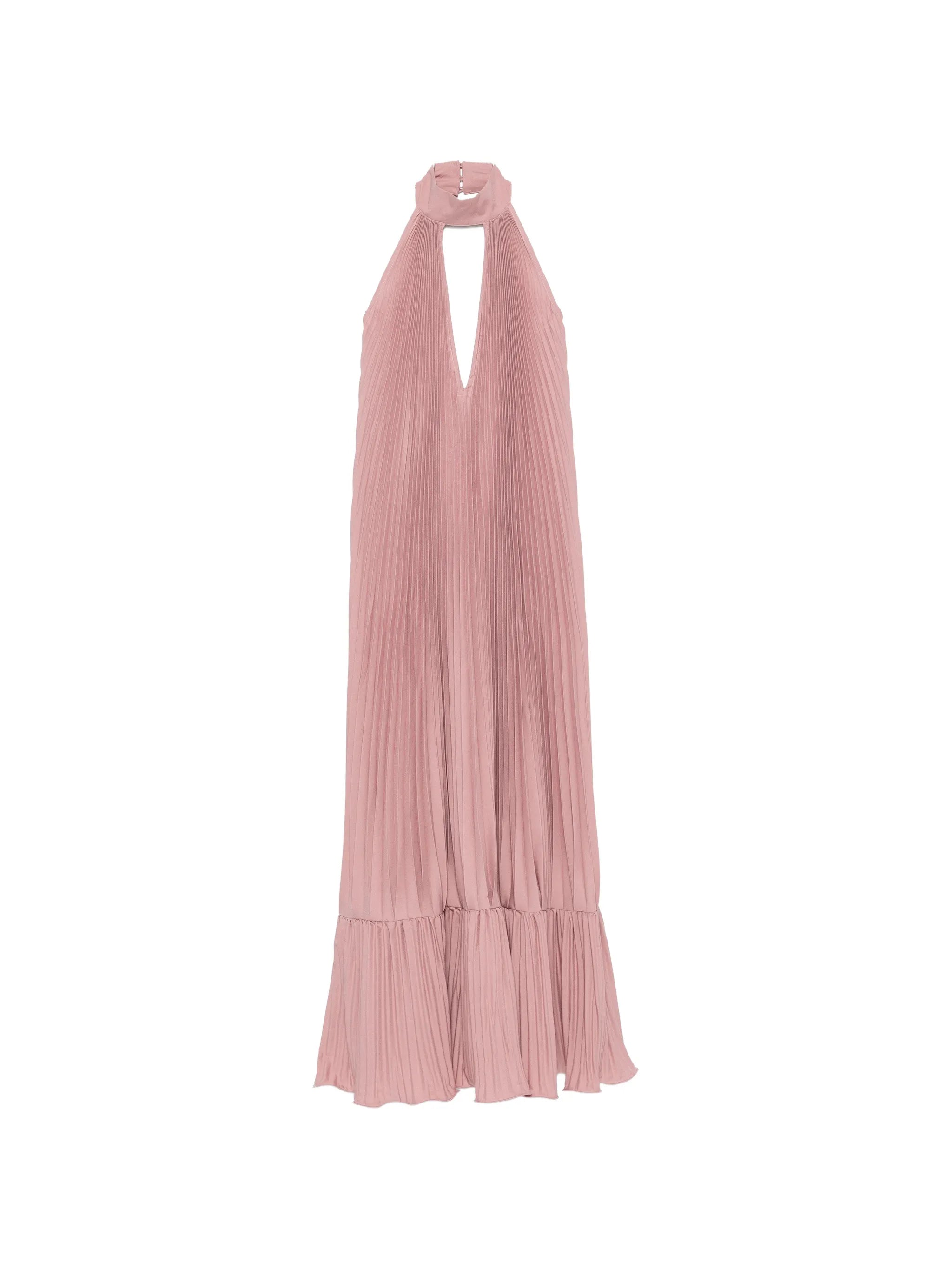 Libertie pleated maxi dress