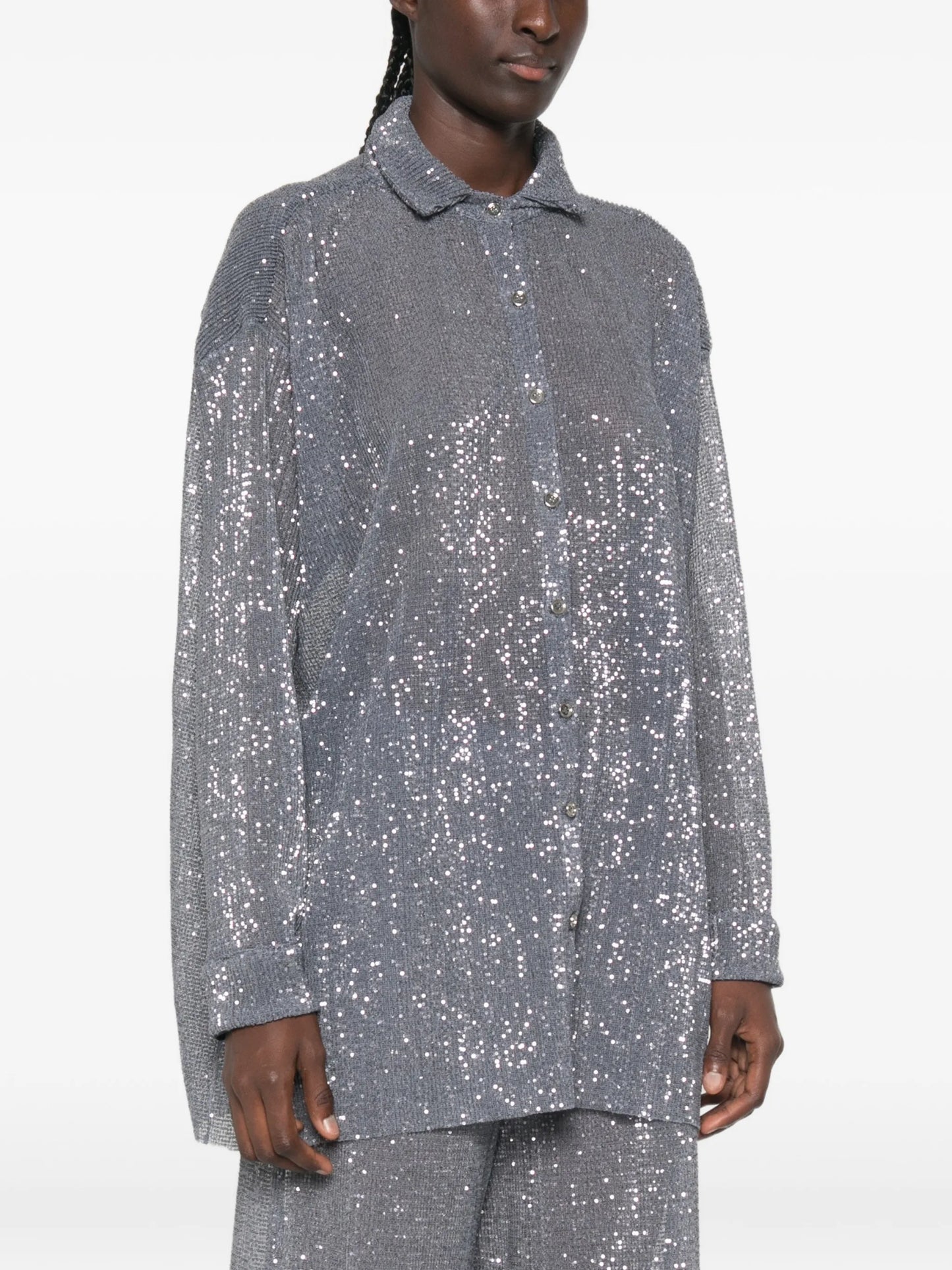 La Musique sequin-embellished shirt