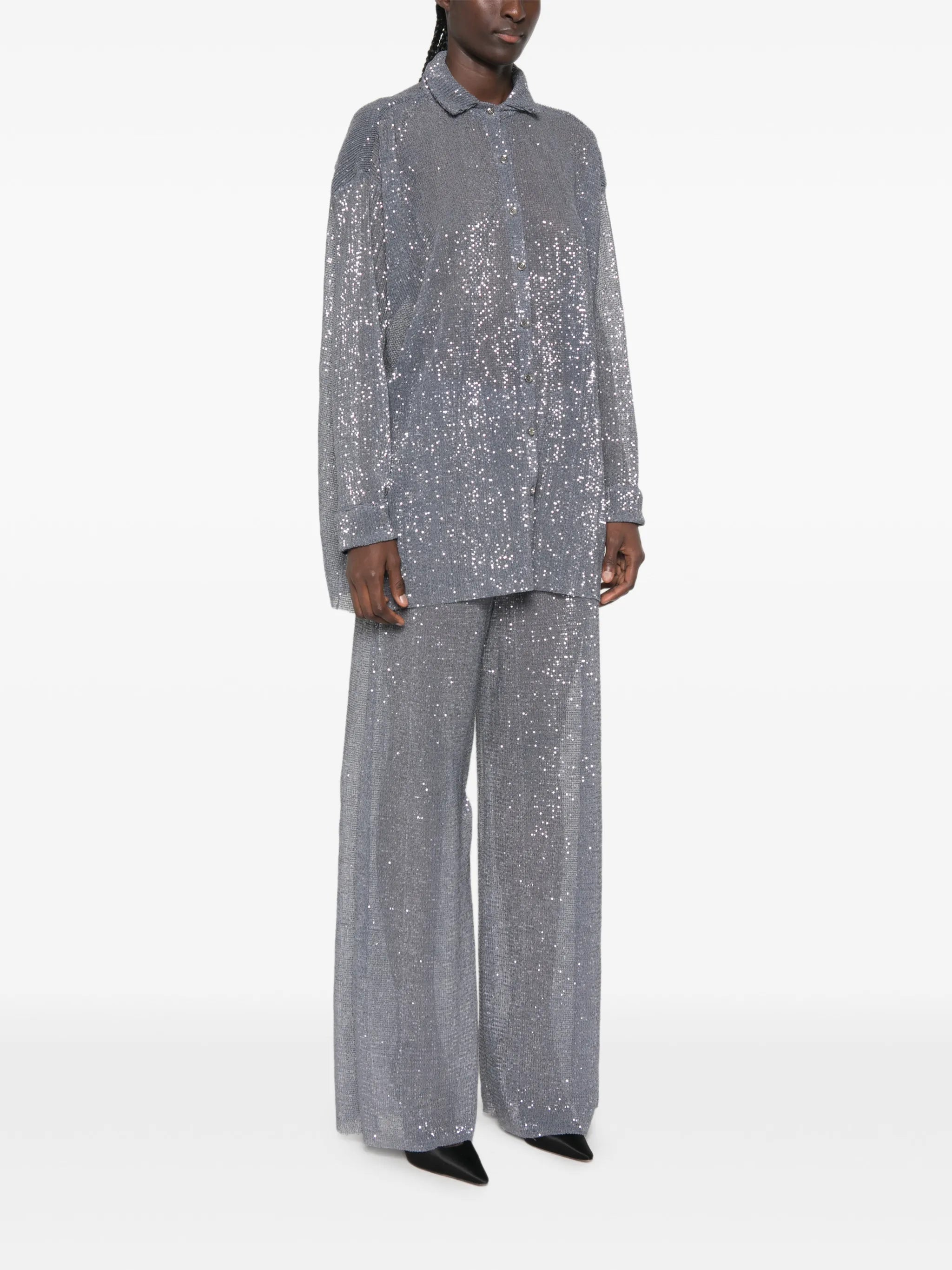 La Musique sequin-embellished shirt