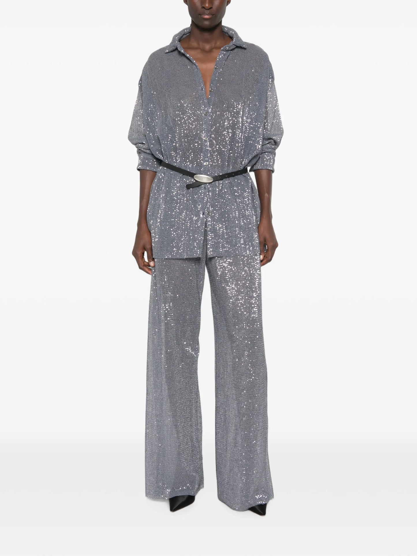 La Musique sequin-embellished trousers