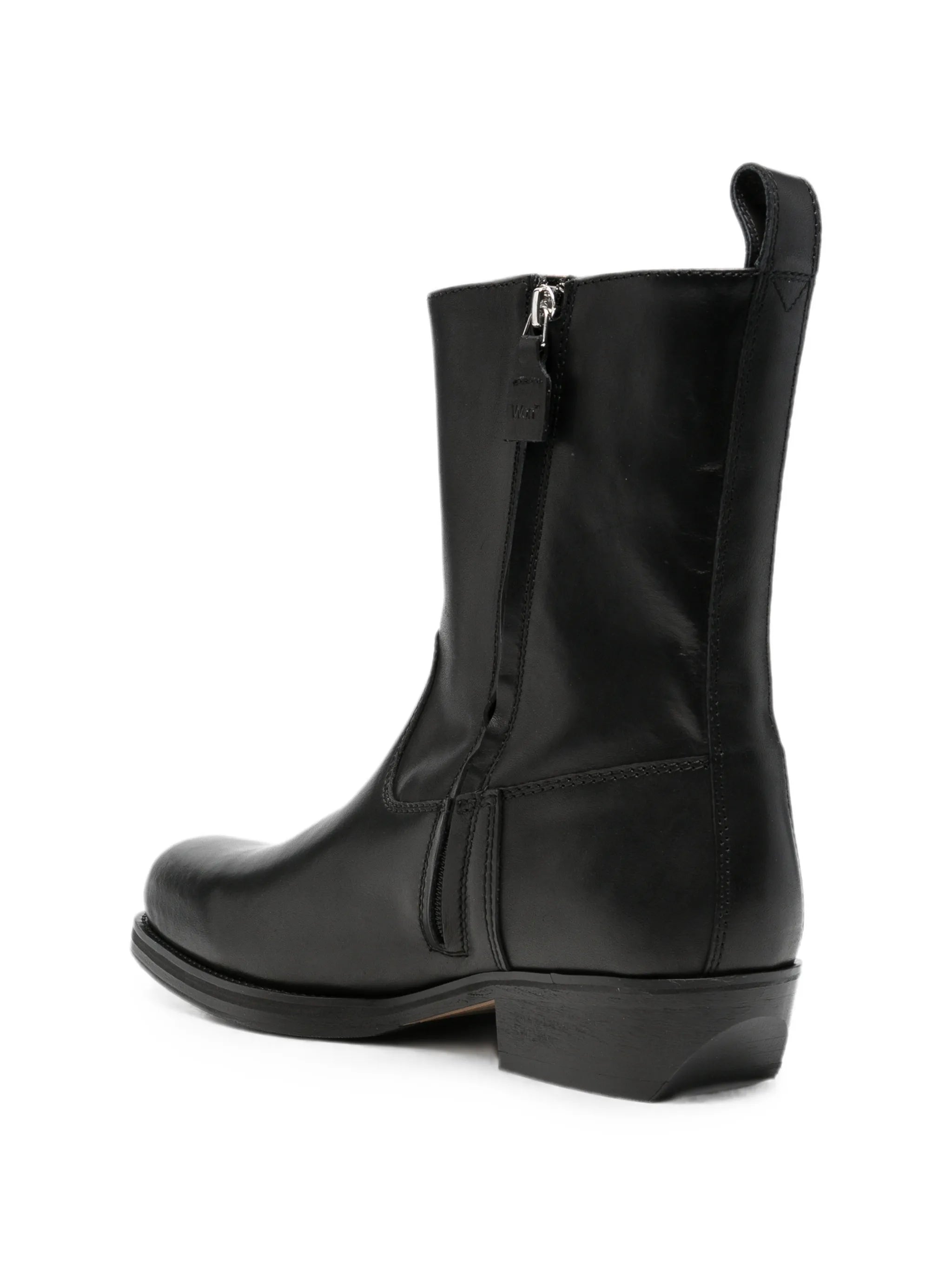 Barcelona leather cowboy boots