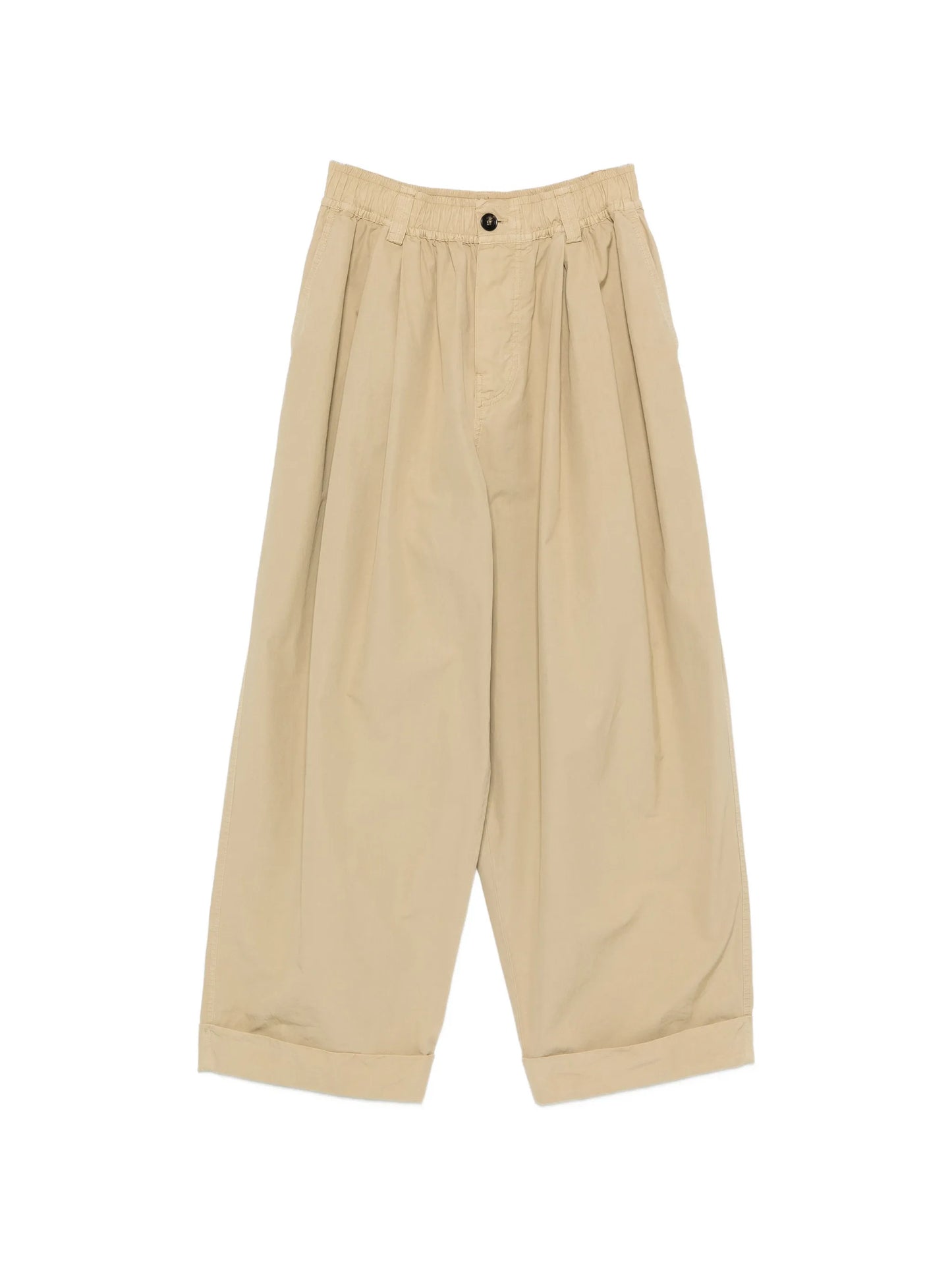 pleated wide-leg trousers