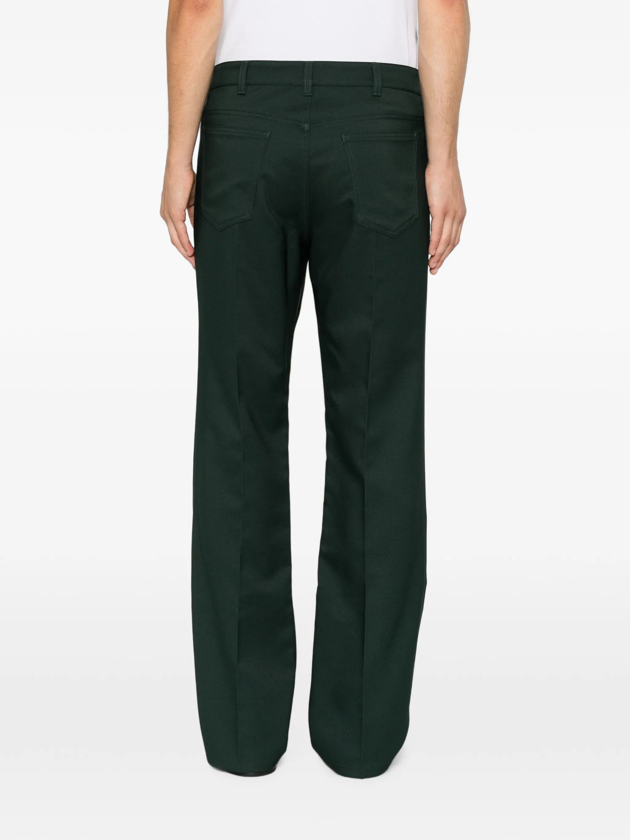 straight-leg trousers