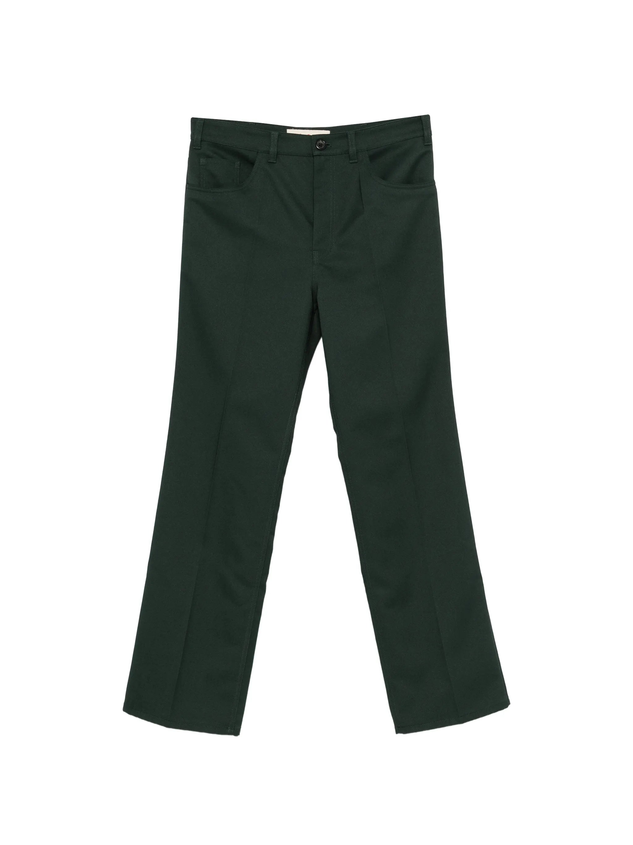 straight-leg trousers