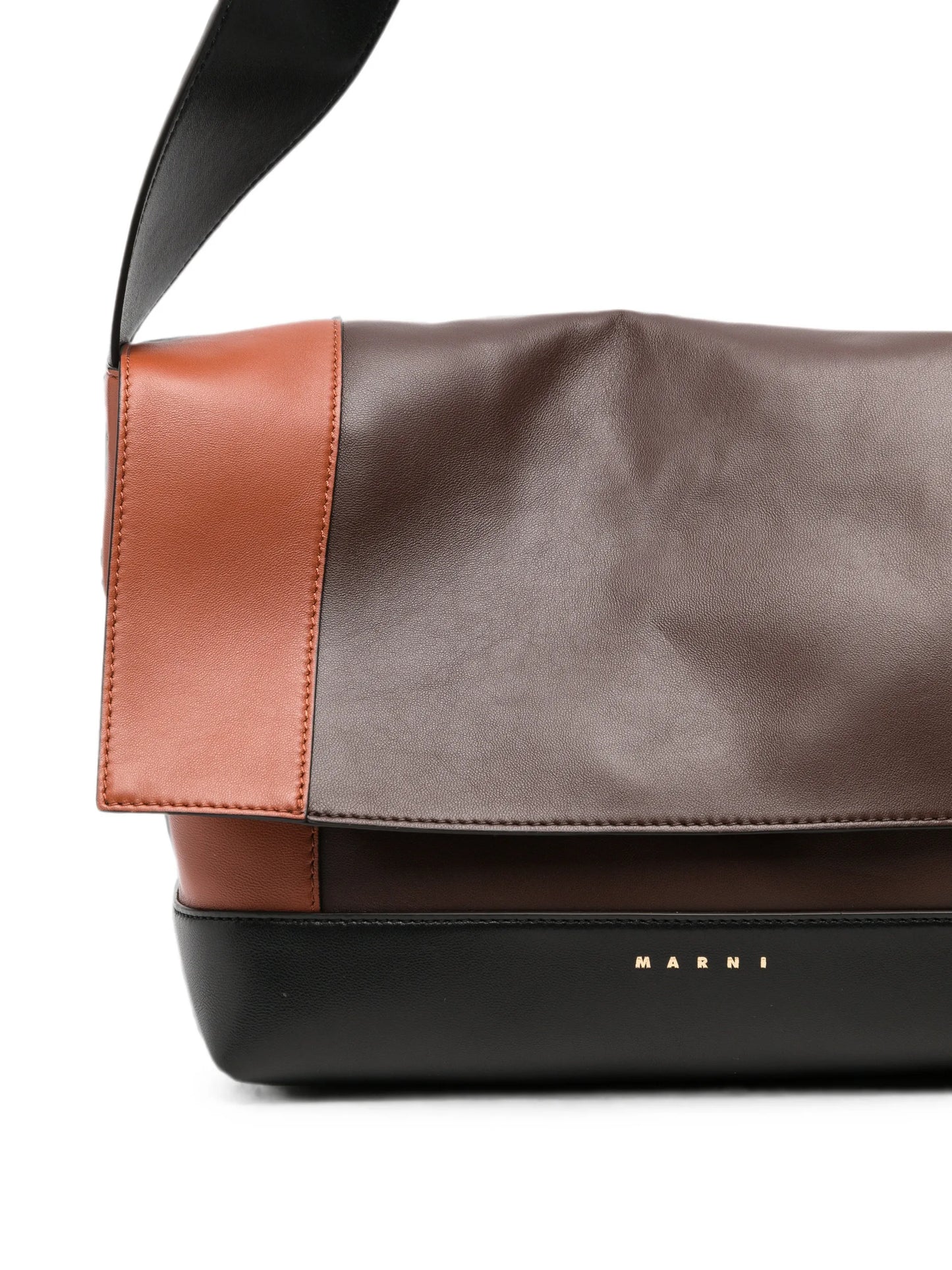 colour-block shoulder bag