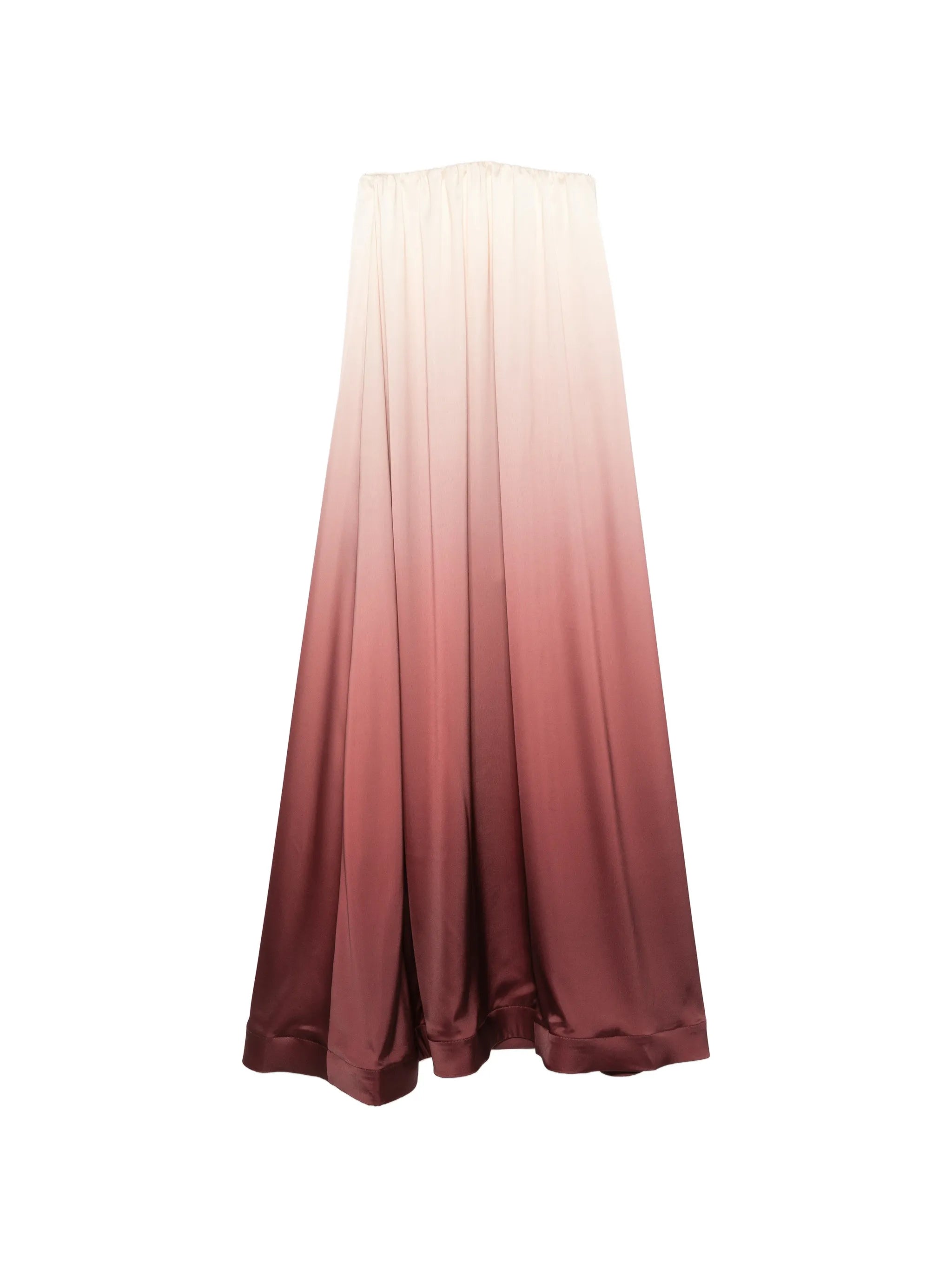 Costiera strapless ombré-effect maxi dress