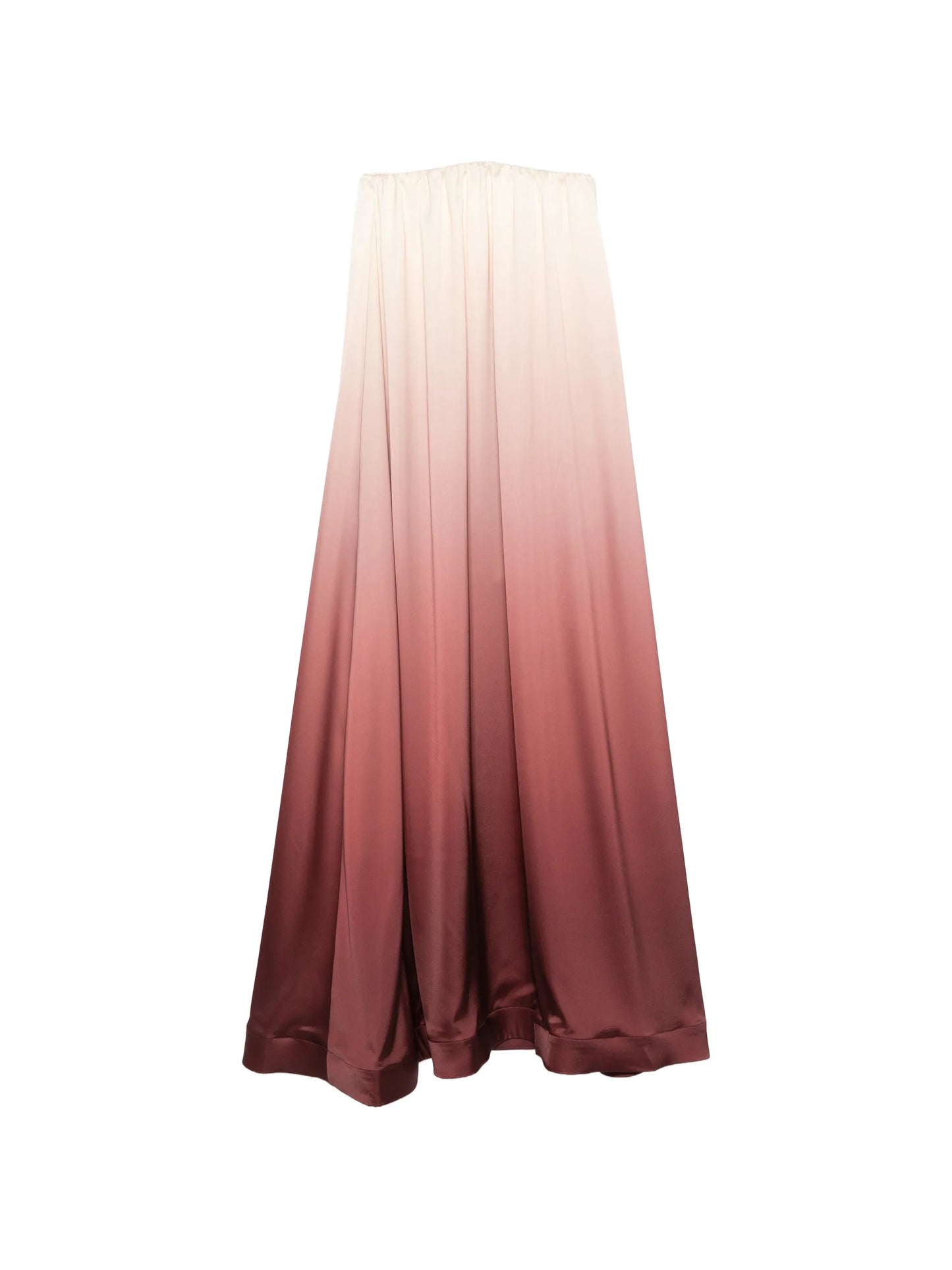Costiera strapless ombré-effect maxi dress
