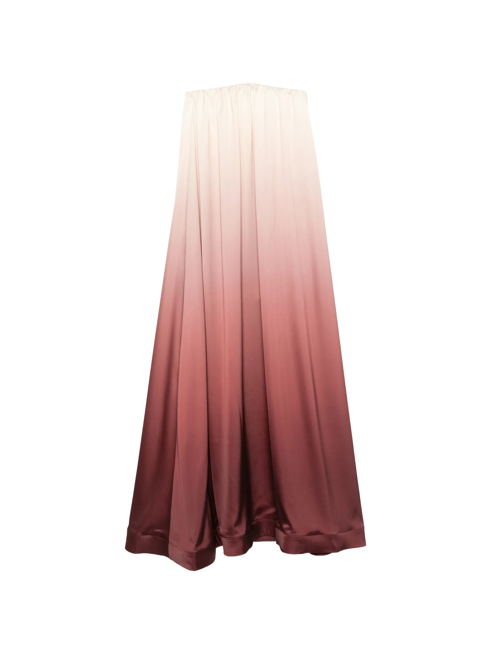 Costiera strapless ombré-effect maxi dress