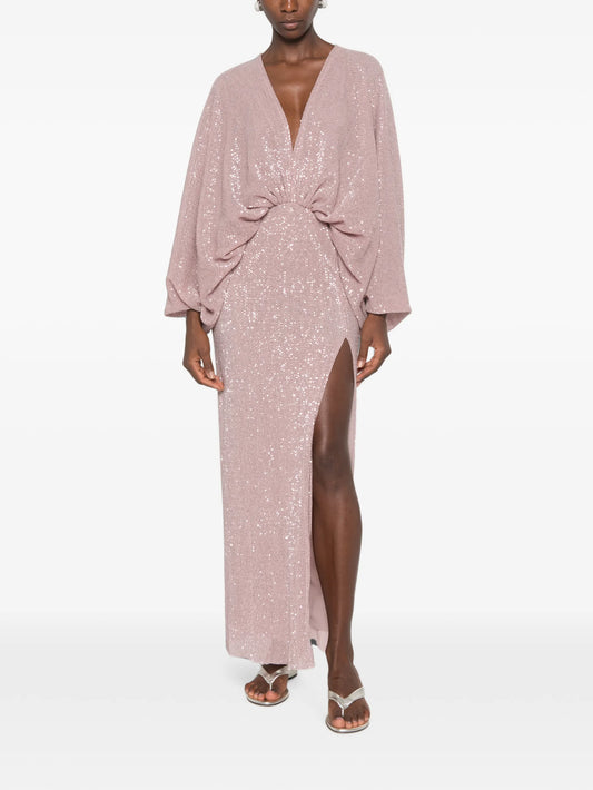 Paradiso sequin-embellished maxi dress