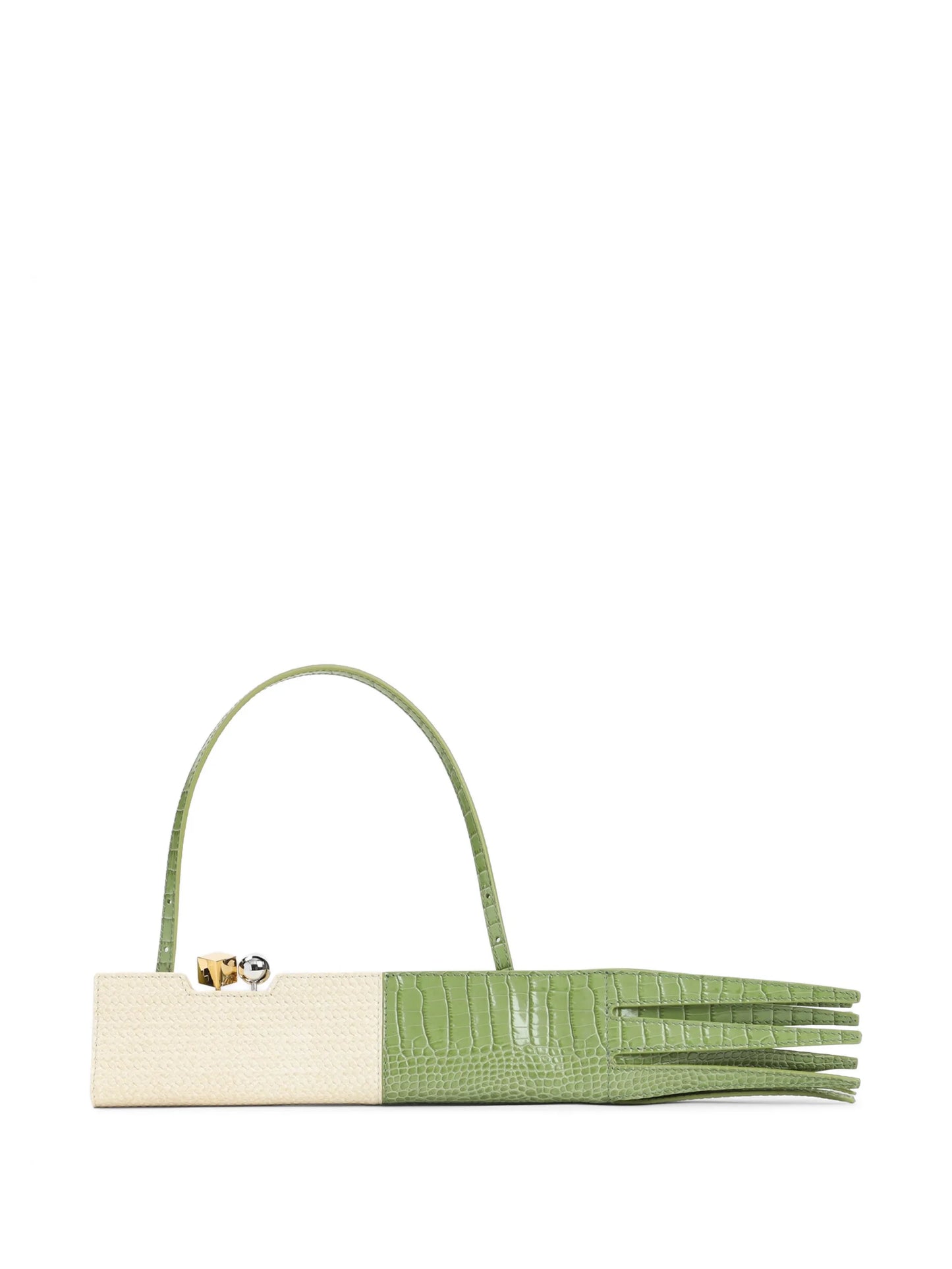 The Poireau clutch bag