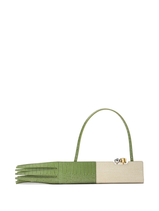 The Poireau clutch bag