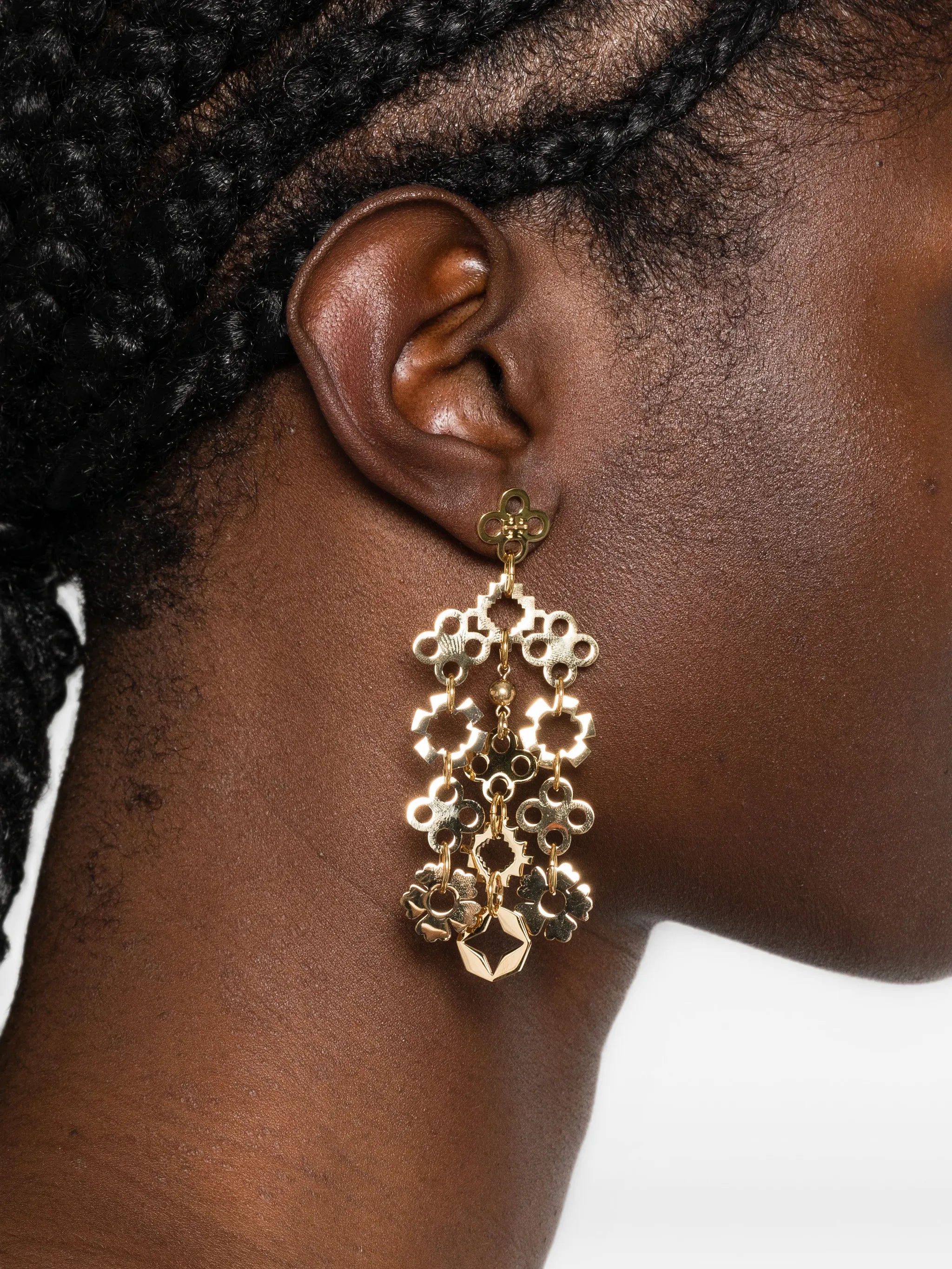 Forget Me Not chandelier earrings