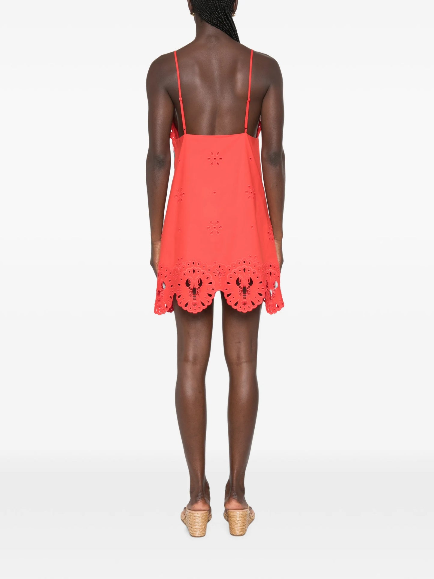Nebullah broderie-anglaise mini dress