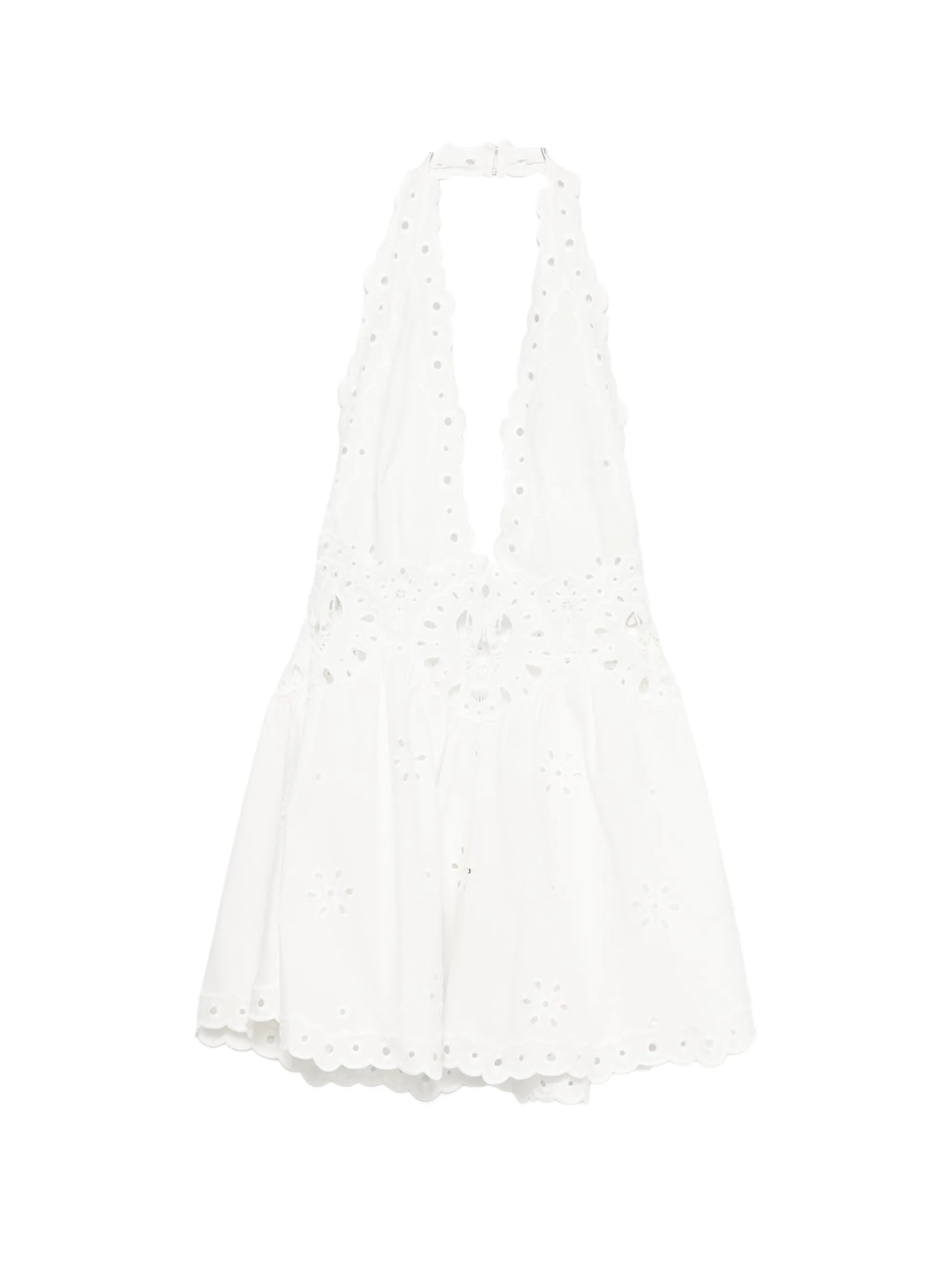 Beranice eyelet-embellished mini dress