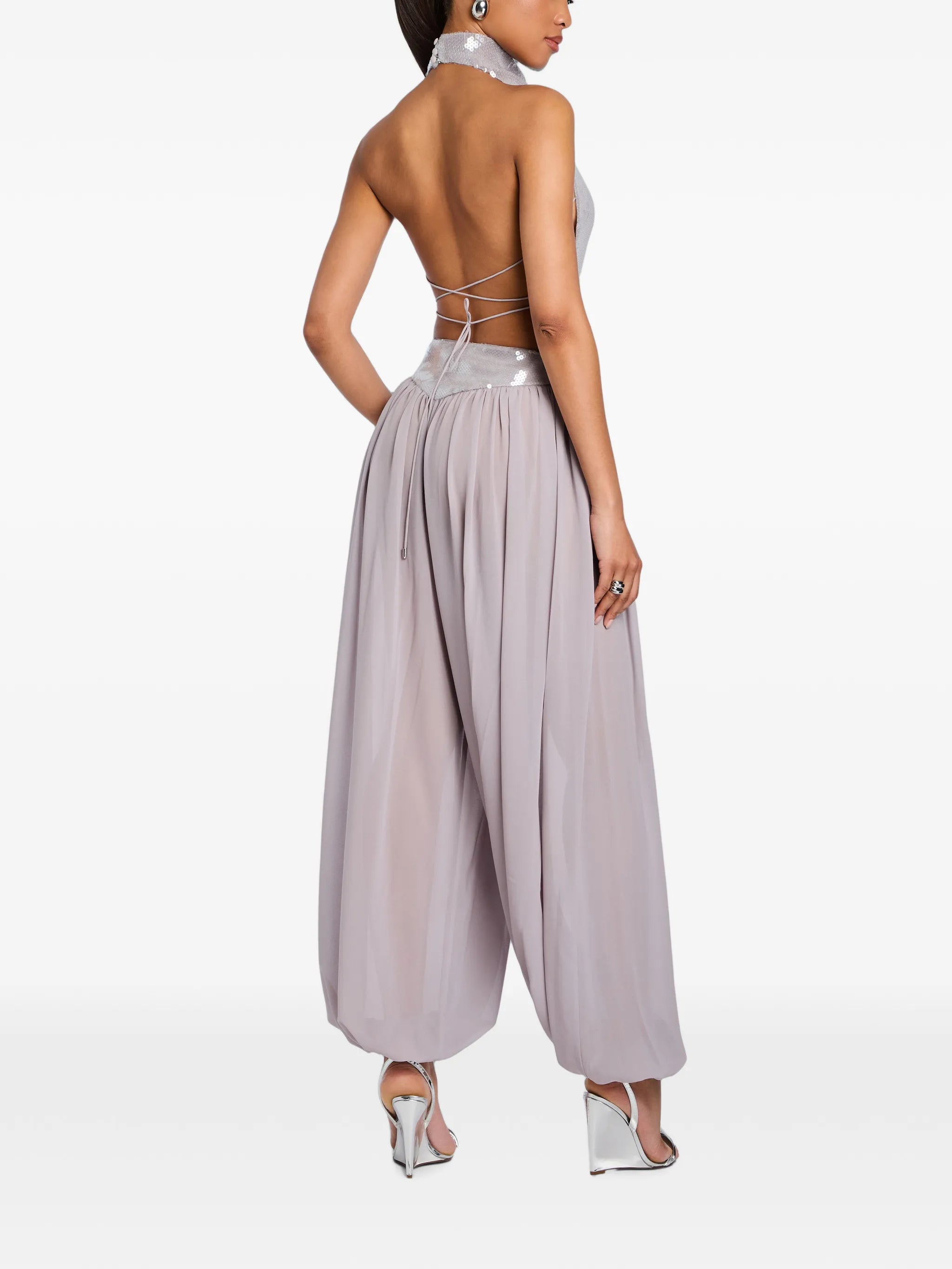 Pyna sequin-embellished top