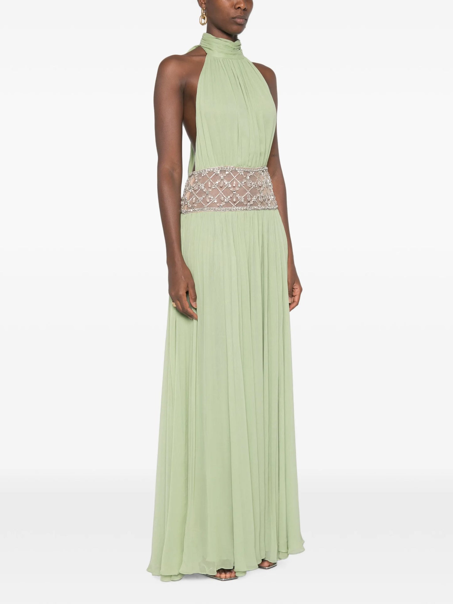 Kreeli crystal-embellished maxi dress
