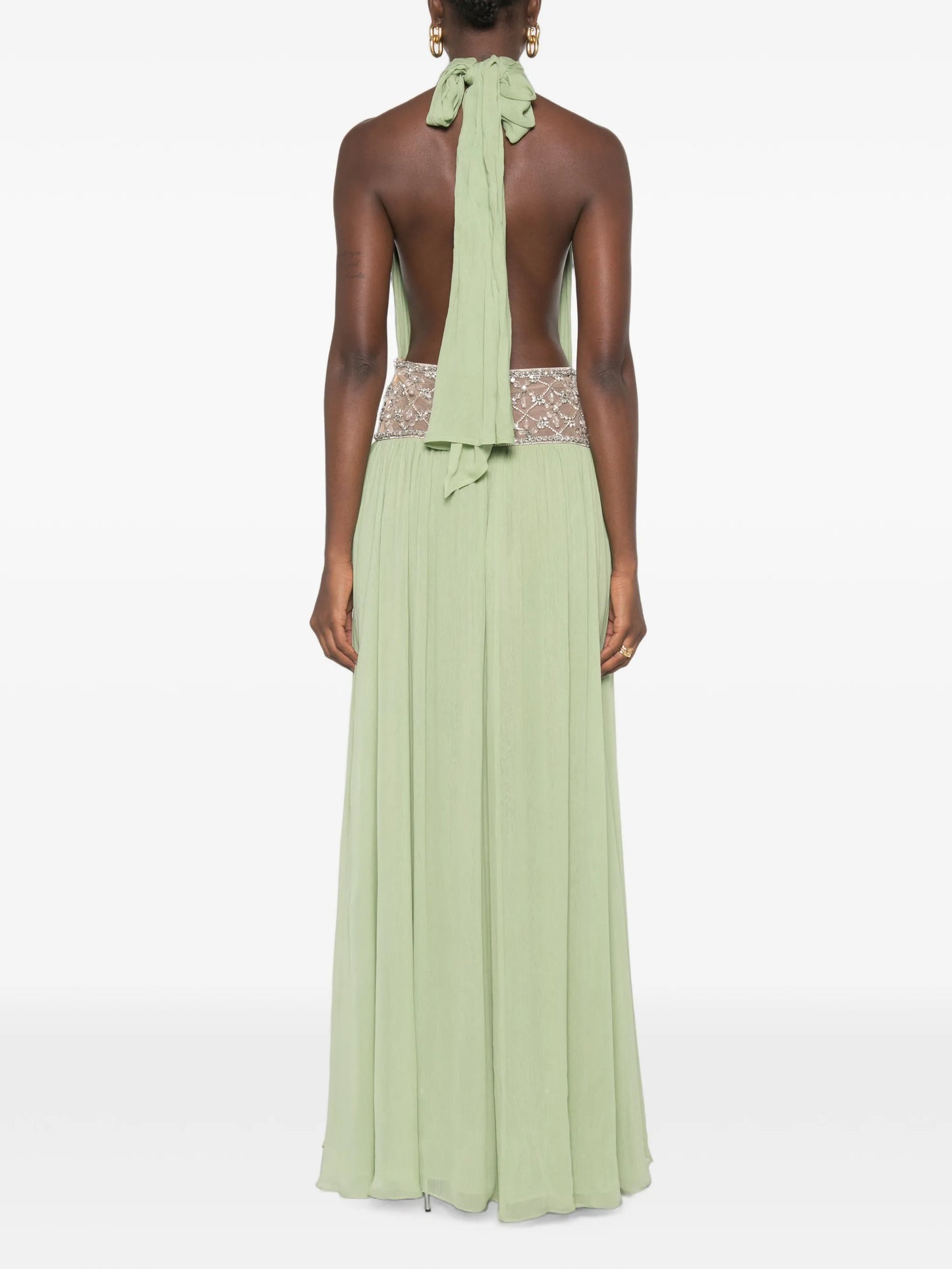 Kreeli crystal-embellished maxi dress