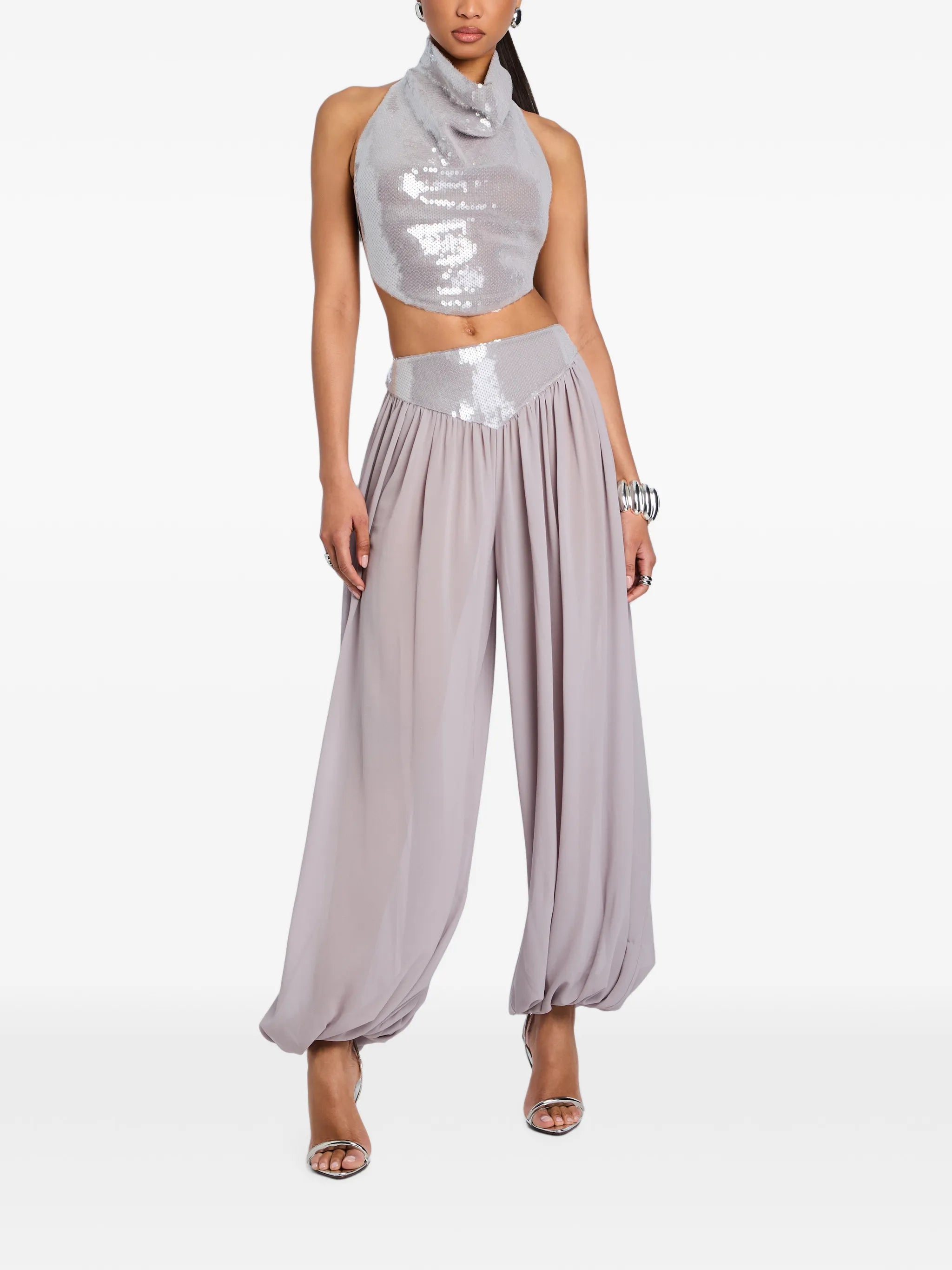 Pyna sequin-embellished trousers