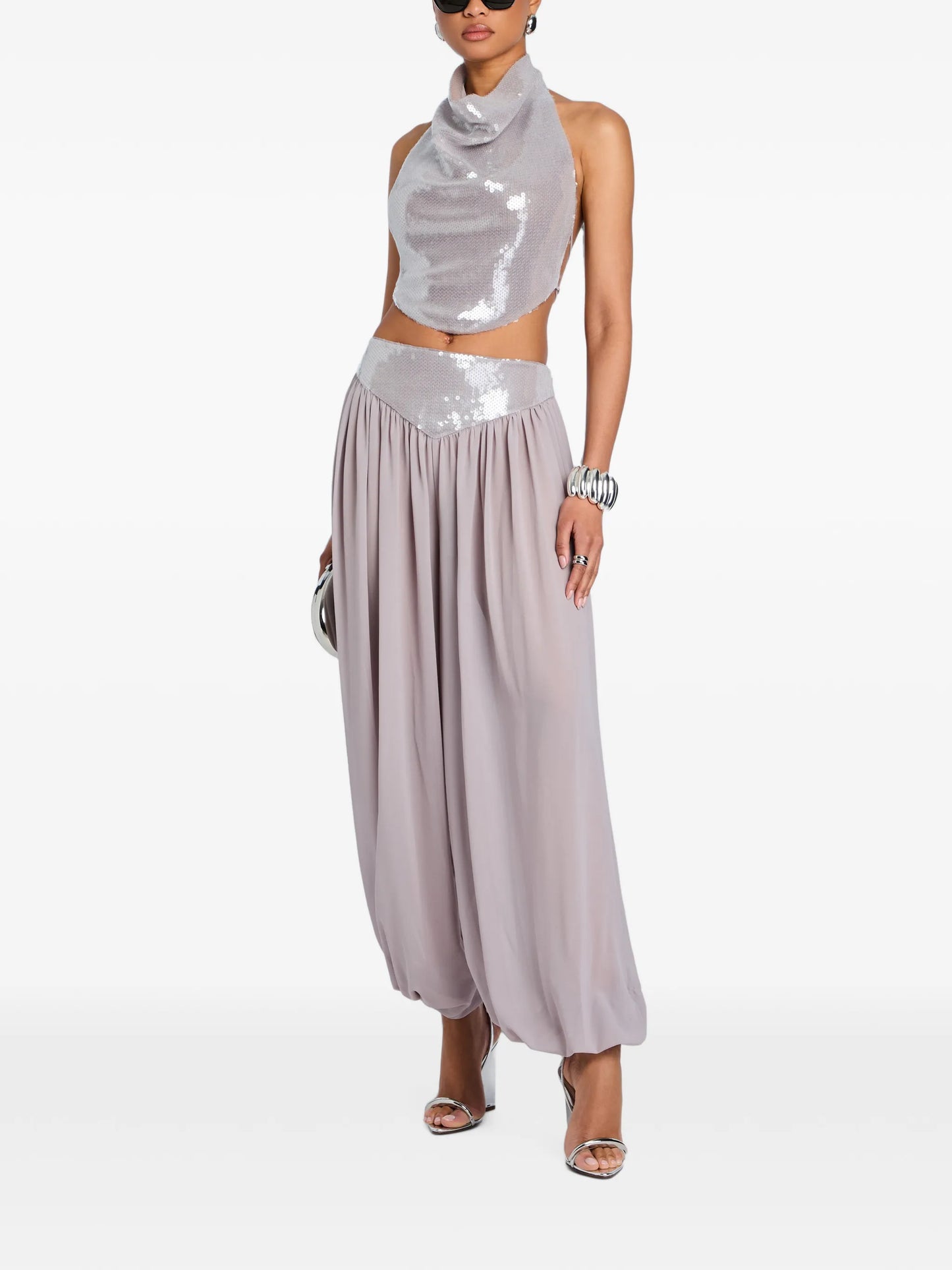 Pyna sequin-embellished trousers