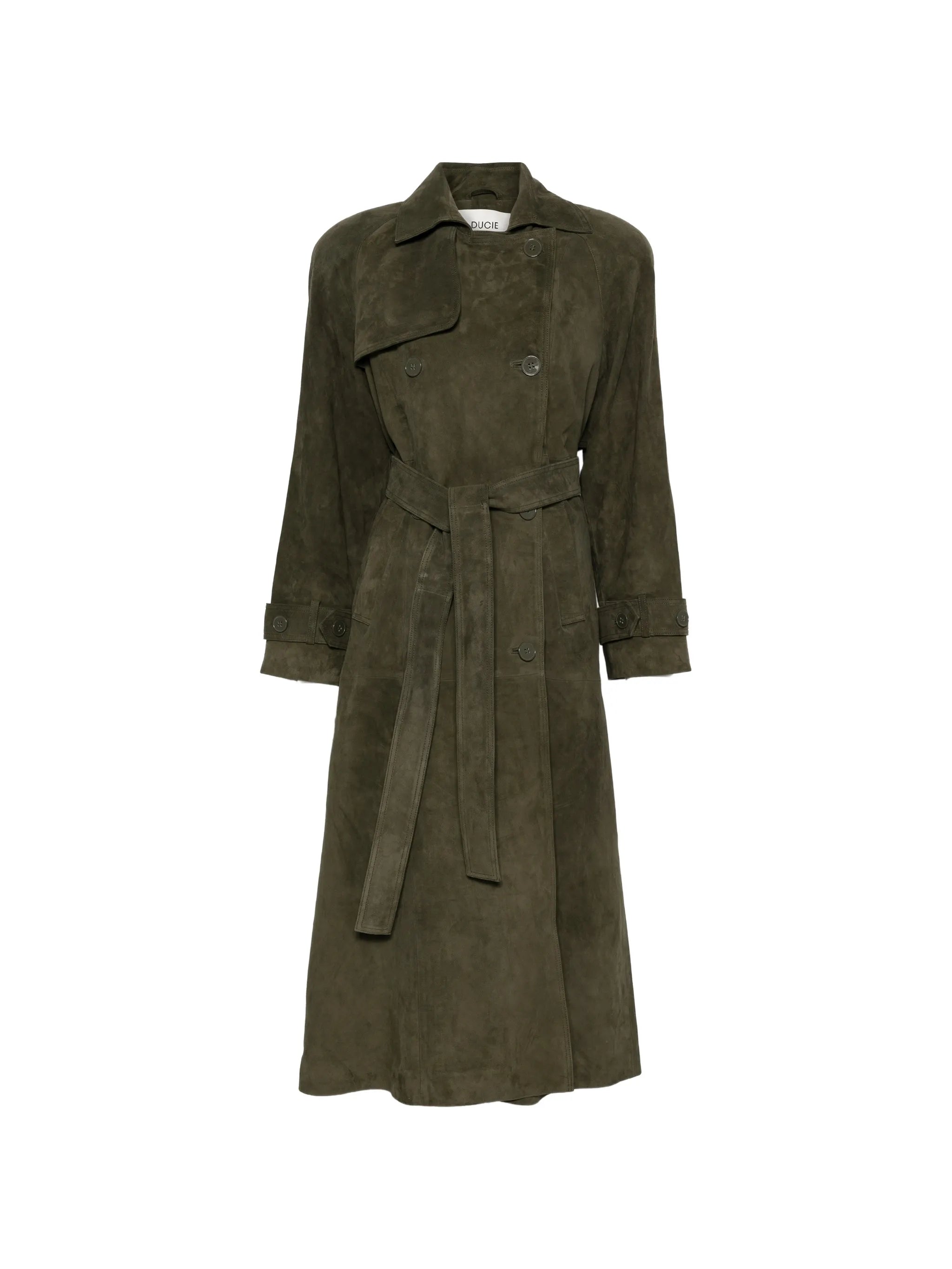 Corrin double-breasted trench coat