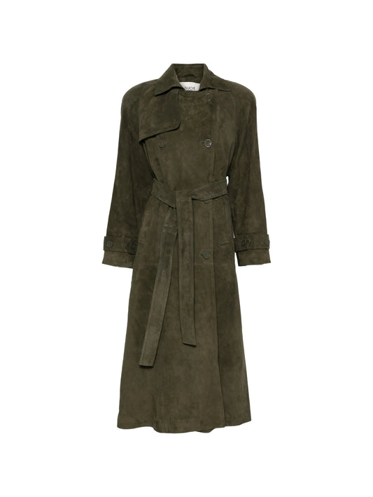 Corrin double-breasted trench coat