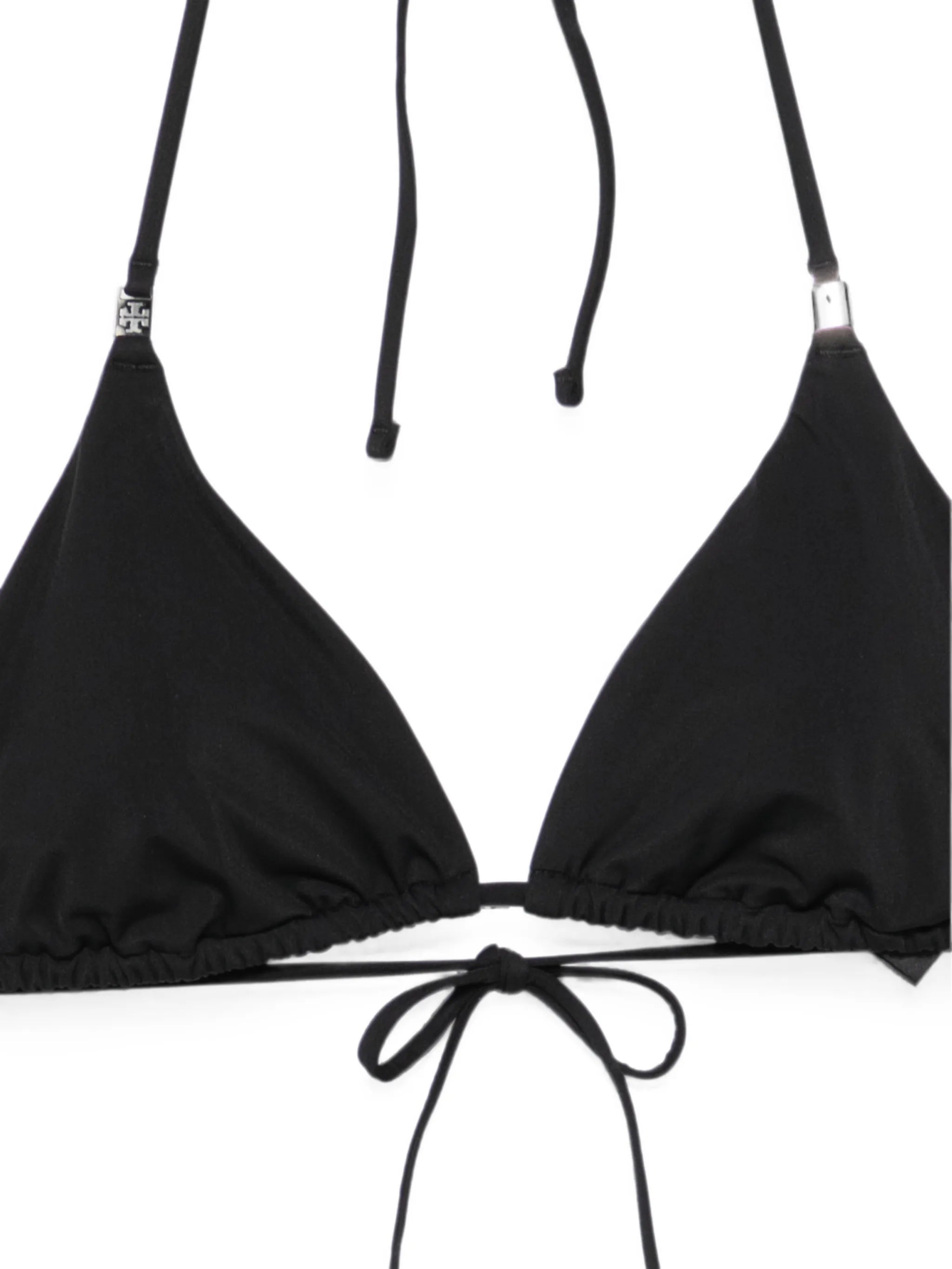 logo-plaque triangle bikini top