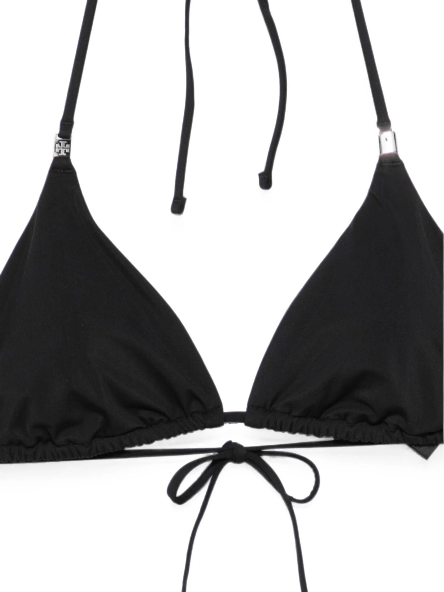 logo-plaque triangle bikini top
