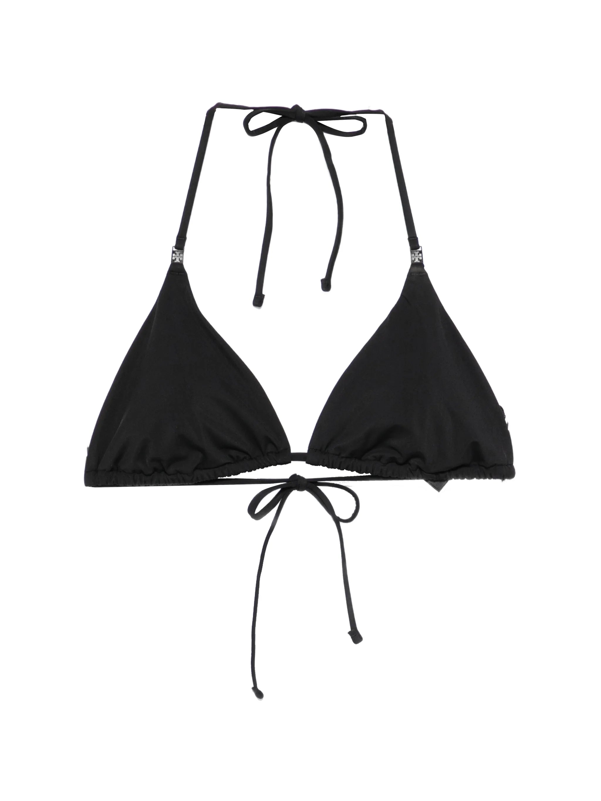 logo-plaque triangle bikini top