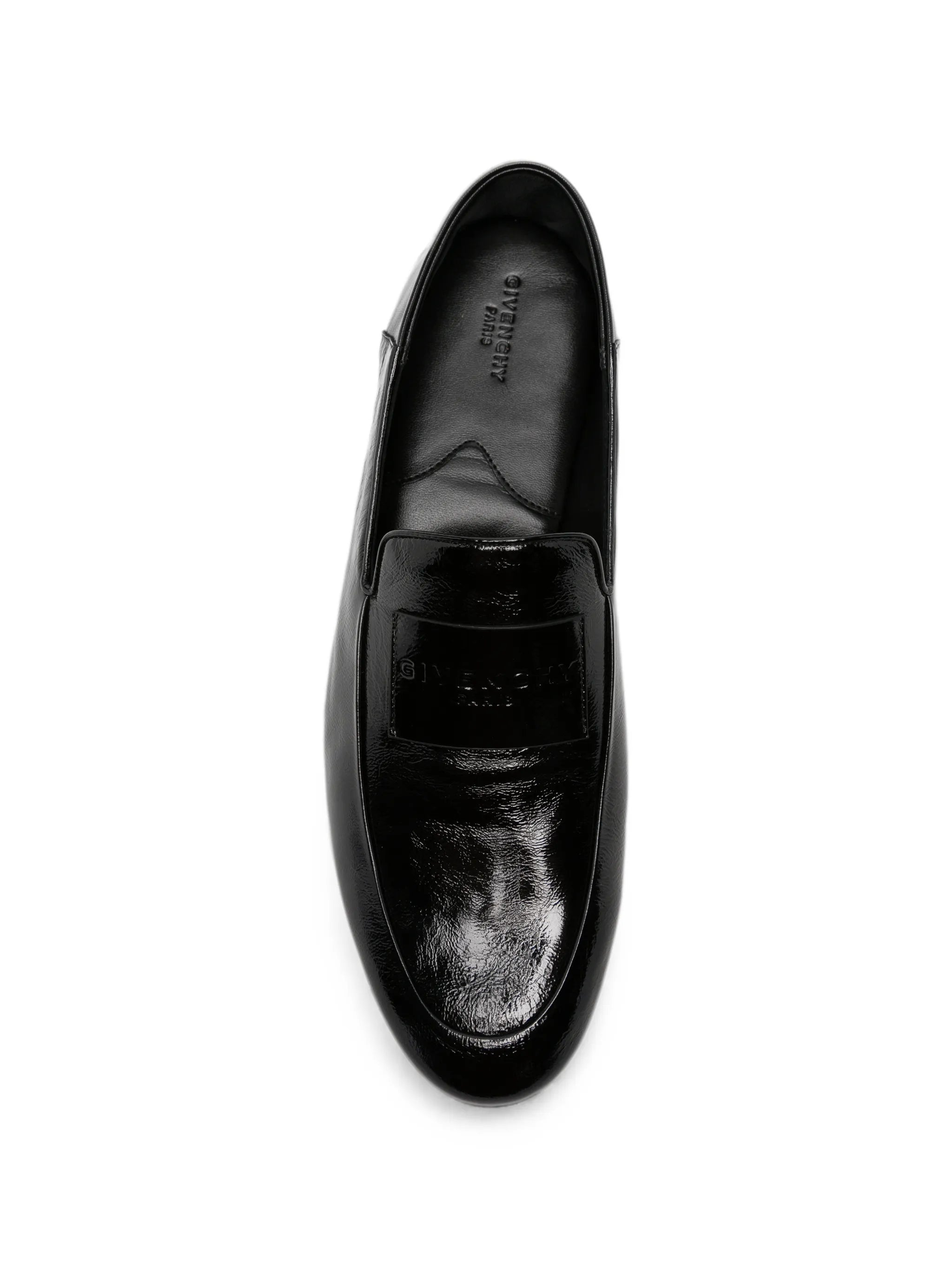 Label logo-embossed loafers