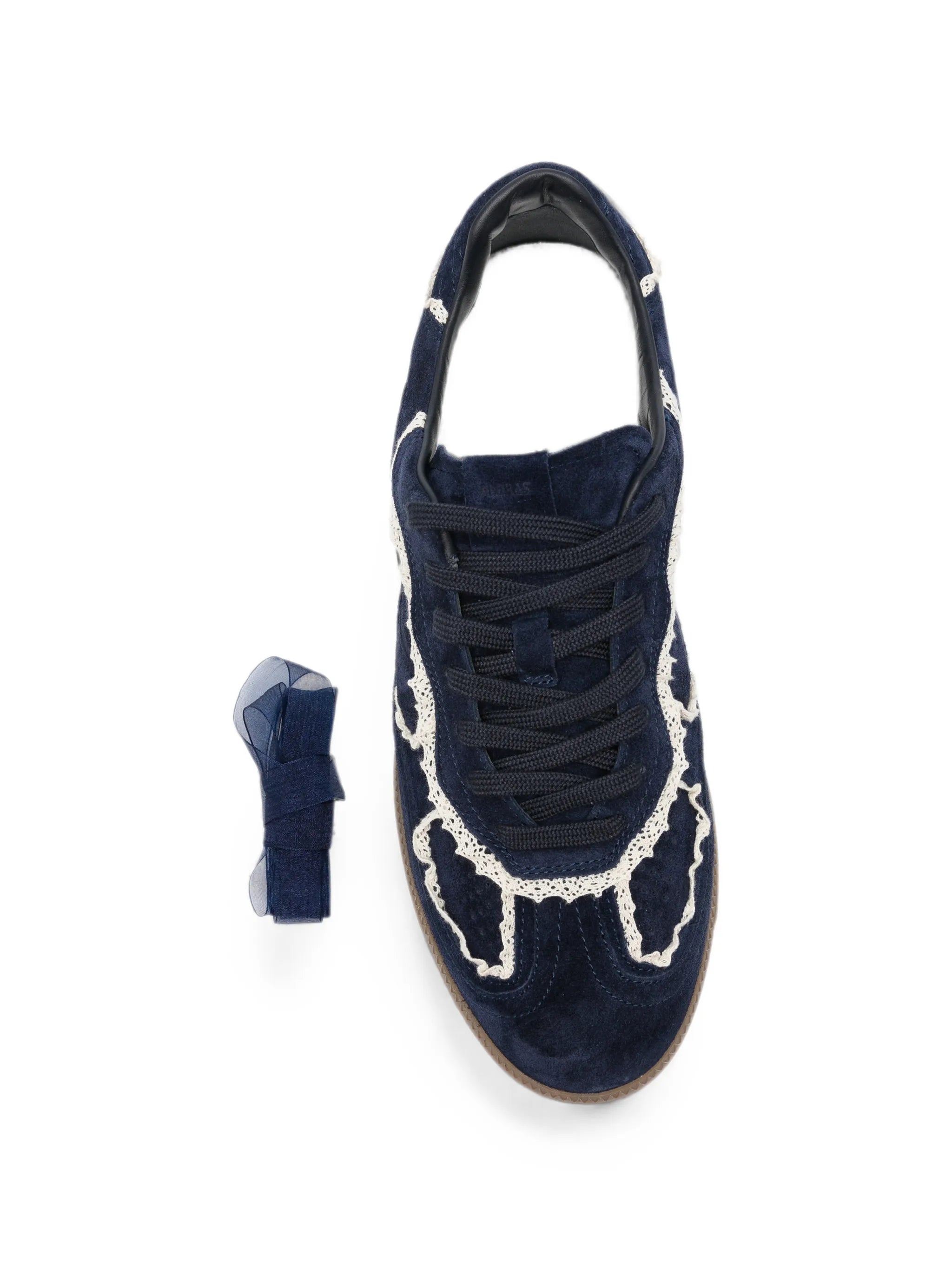 TB.490 crochet leather sneakers