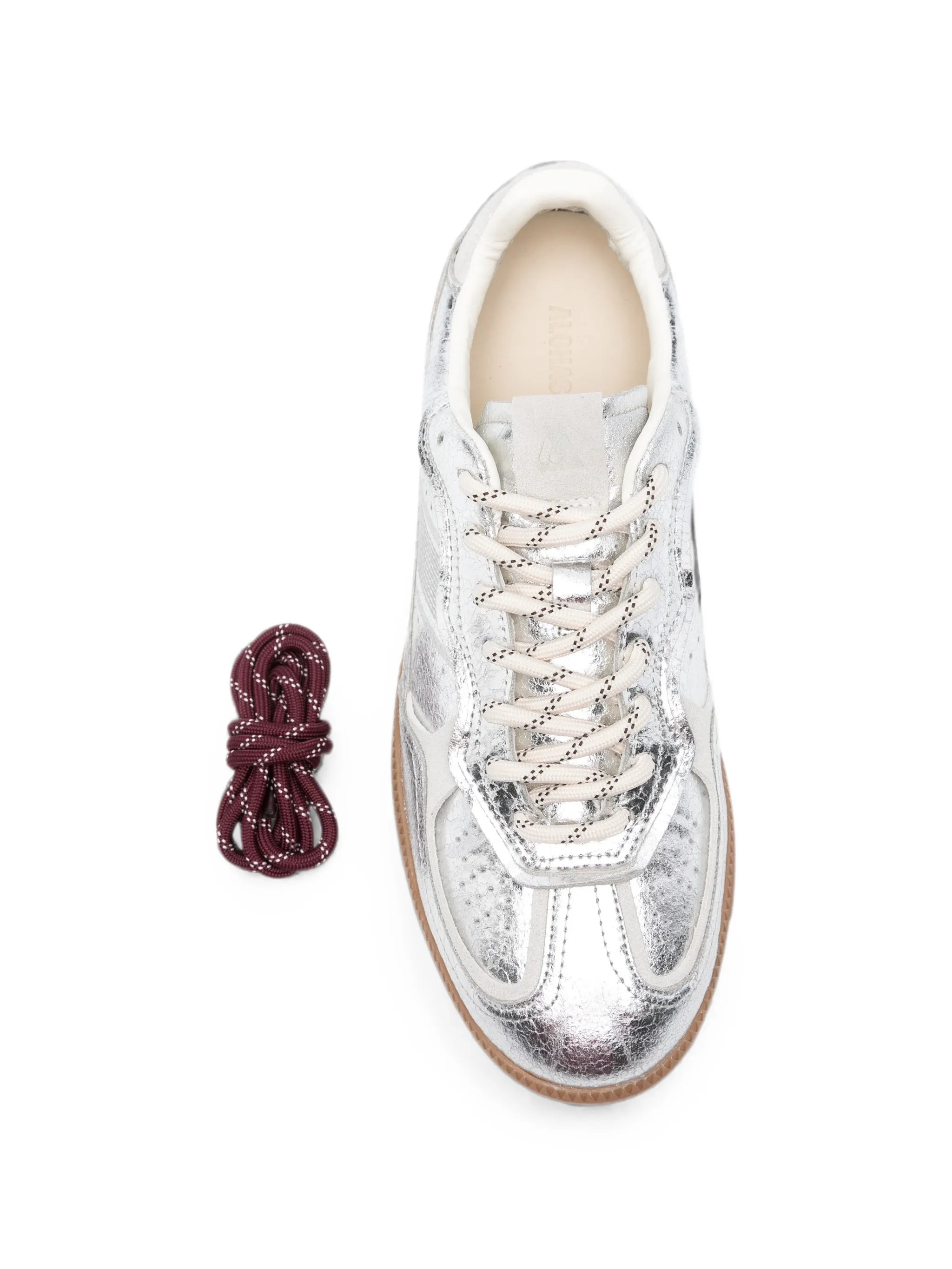 TB490 shimmer-effect sneakers
