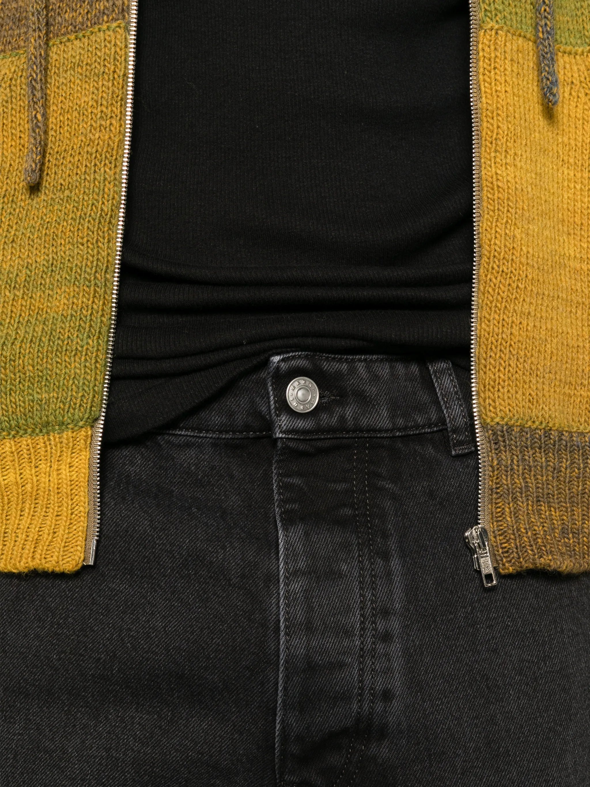 logo-patch straight-leg jeans