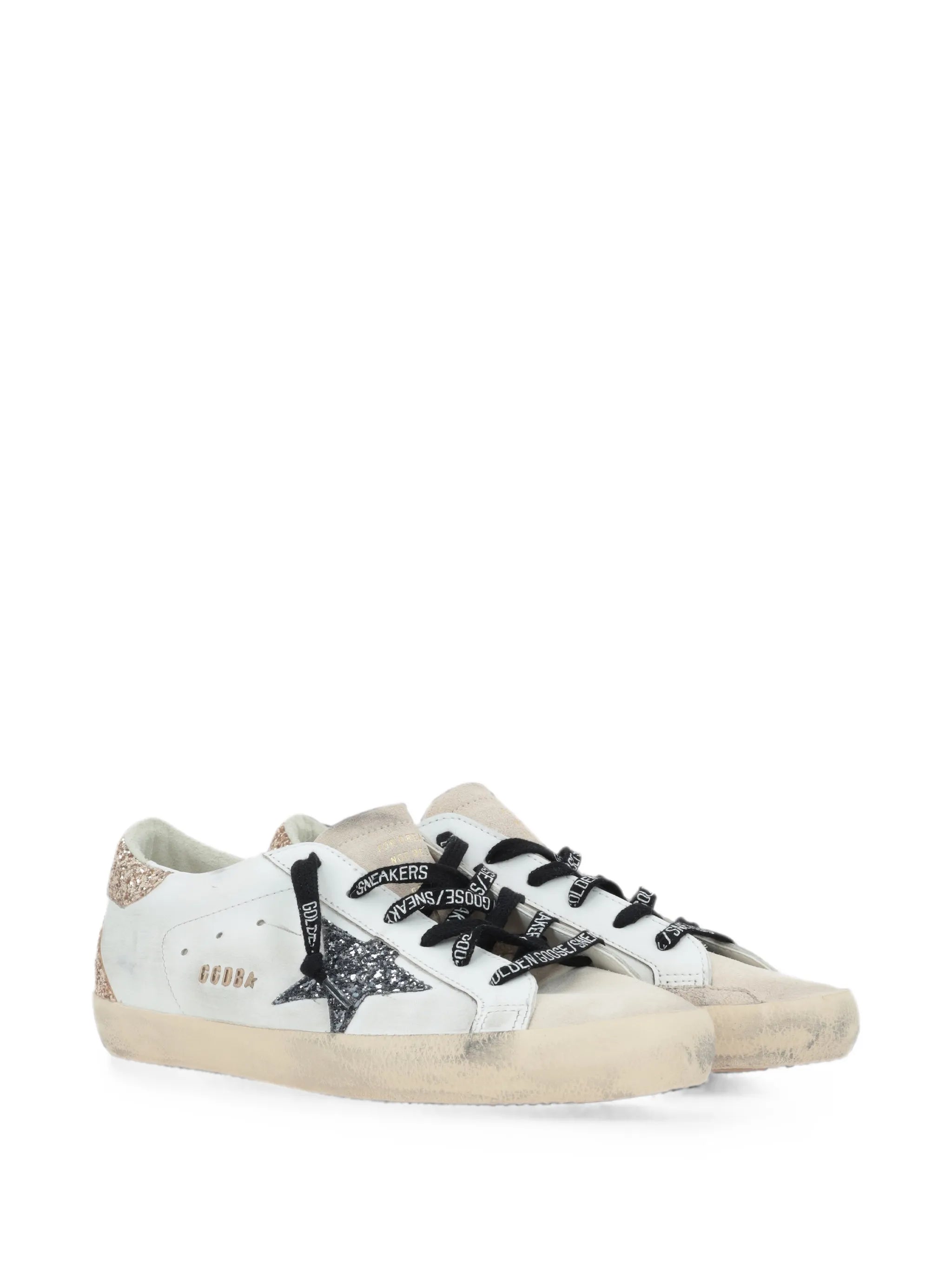 Superstar glitter-star sneakers