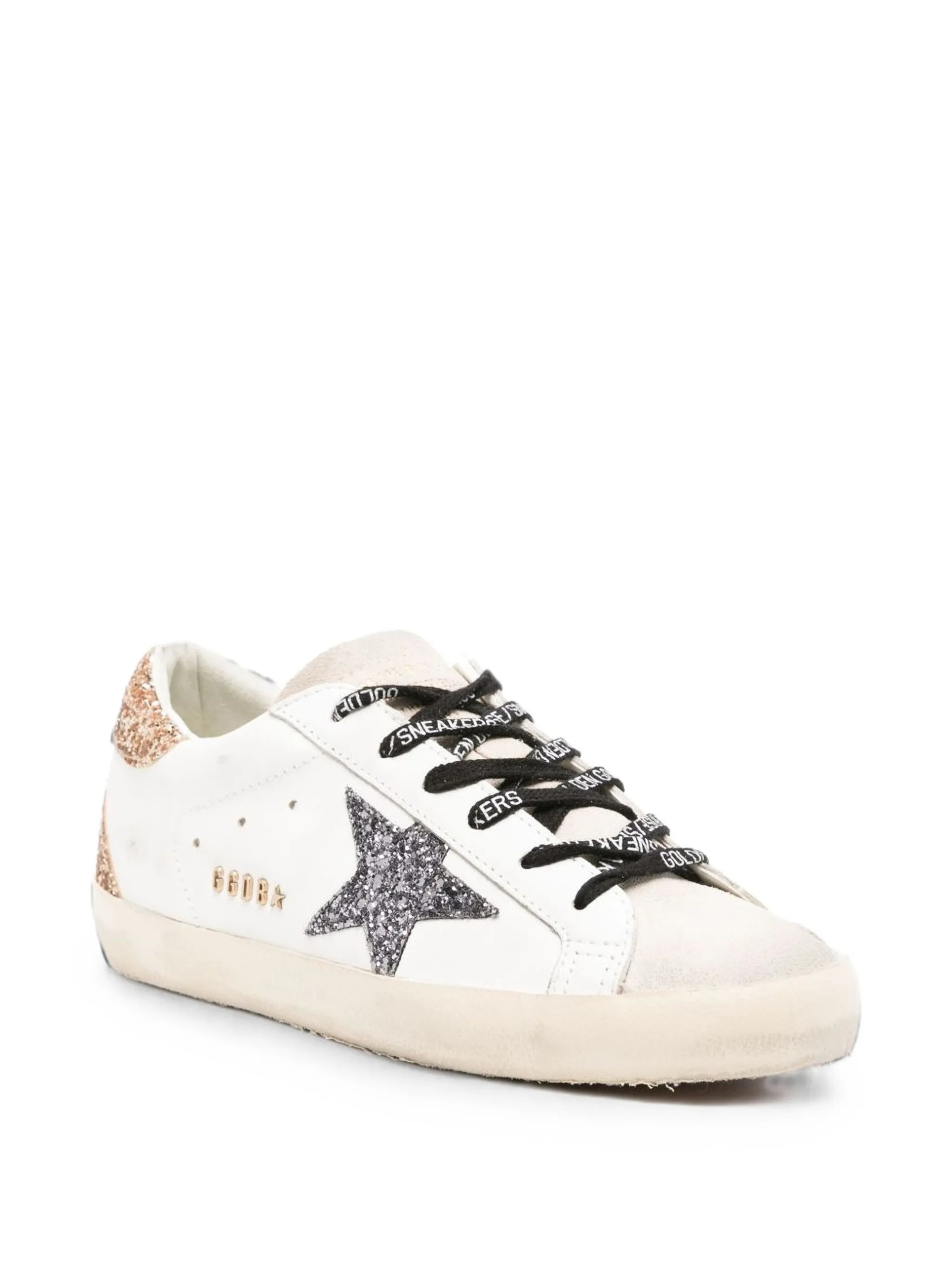 Superstar glitter-star sneakers