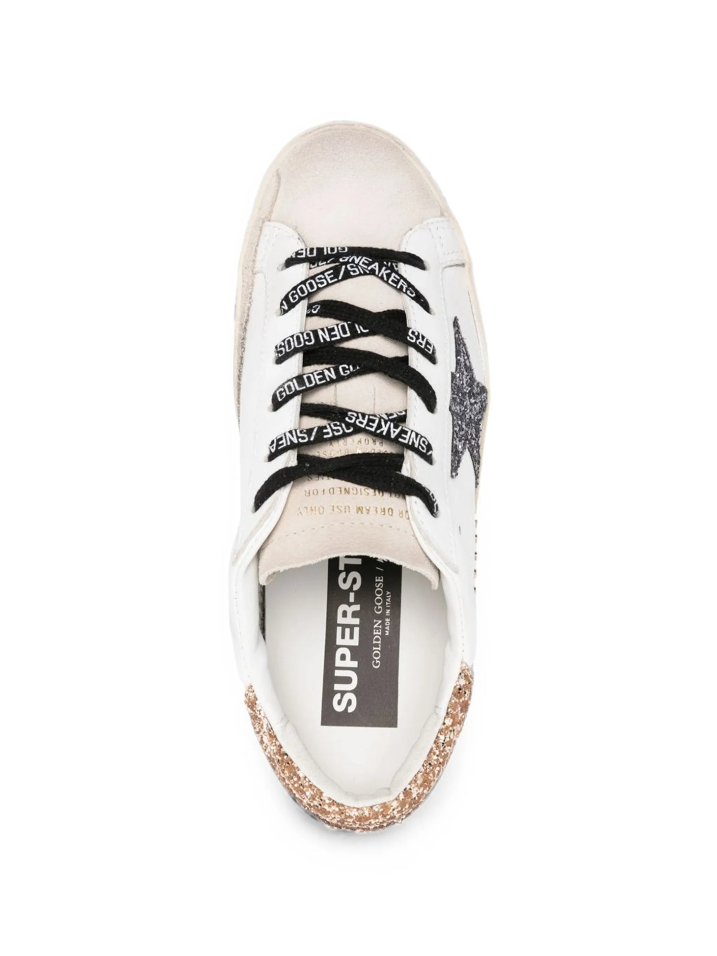 Superstar glitter-star sneakers