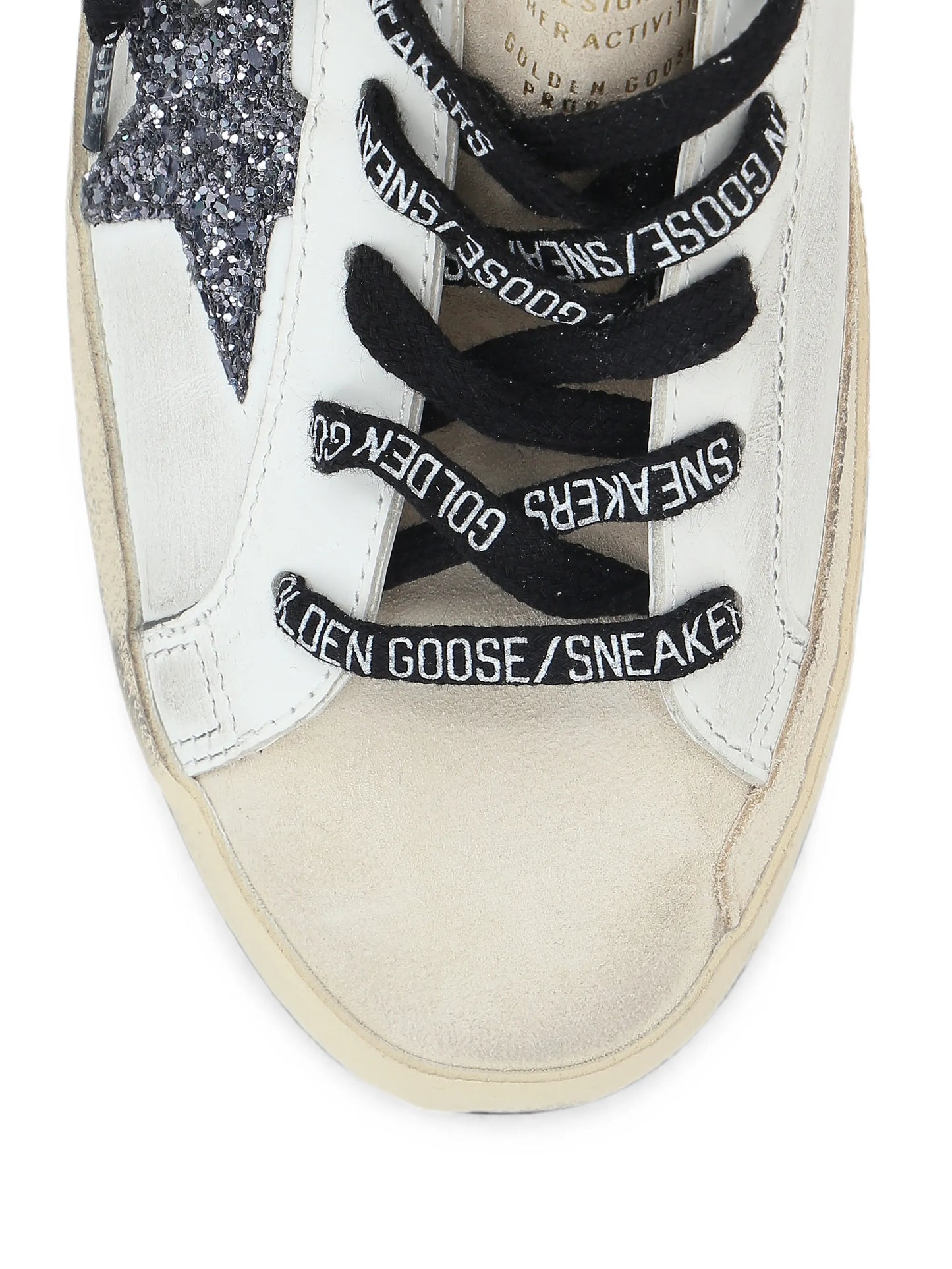 Superstar glitter-star sneakers