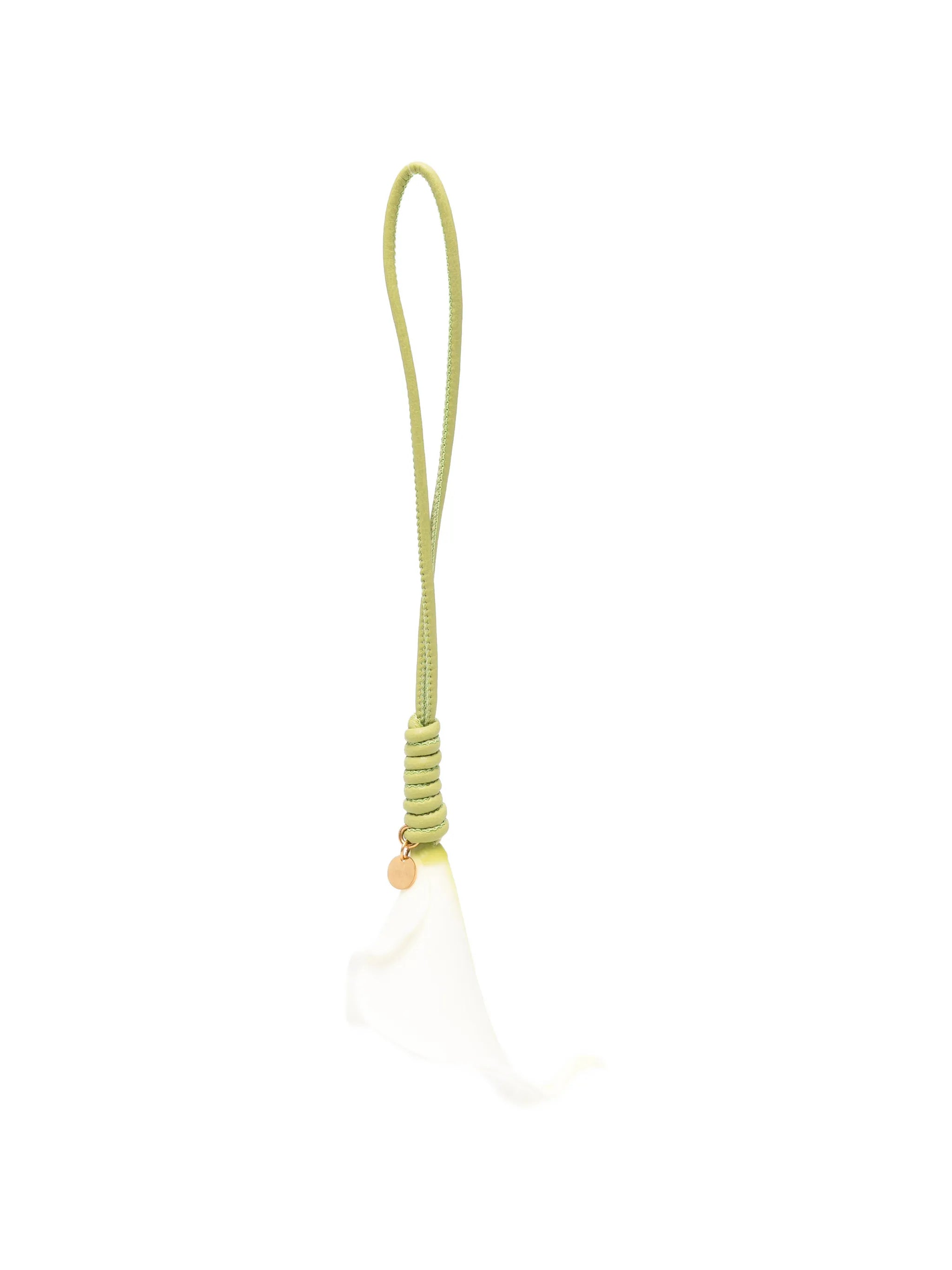 floral-charm bag accessory