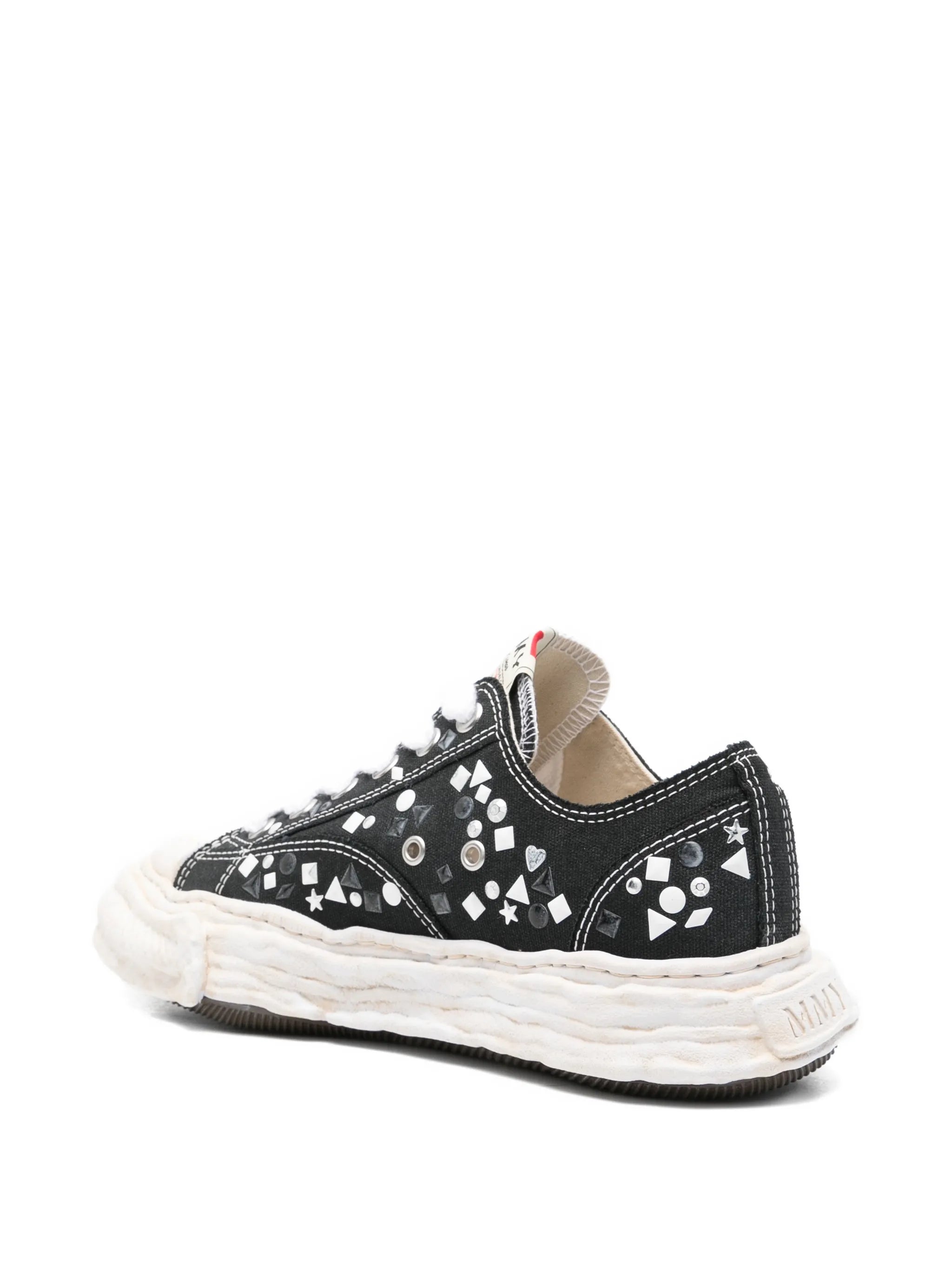 PETERSON23 OG sole embellished canvas low-top sneakers