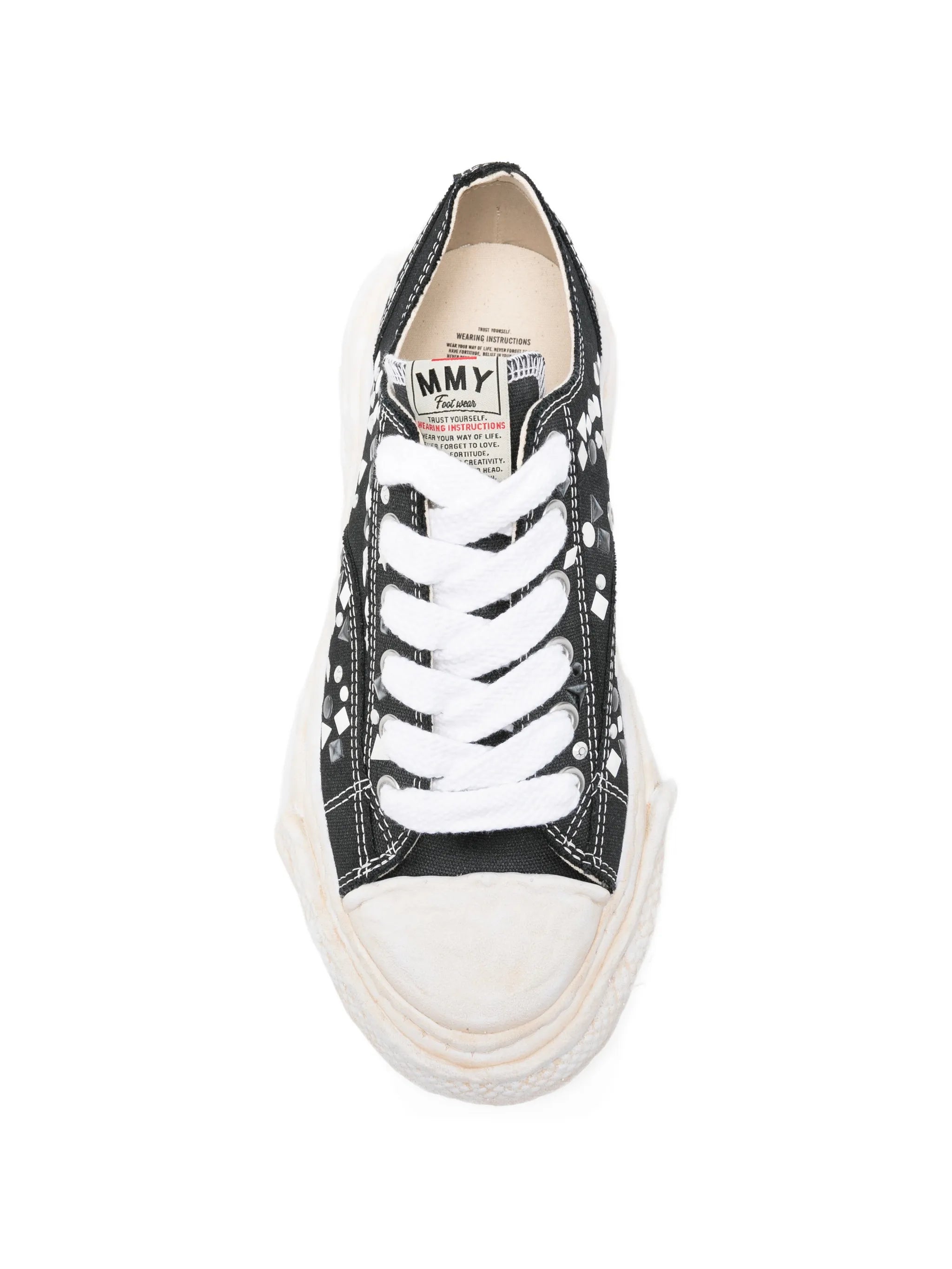 PETERSON23 OG sole embellished canvas low-top sneakers