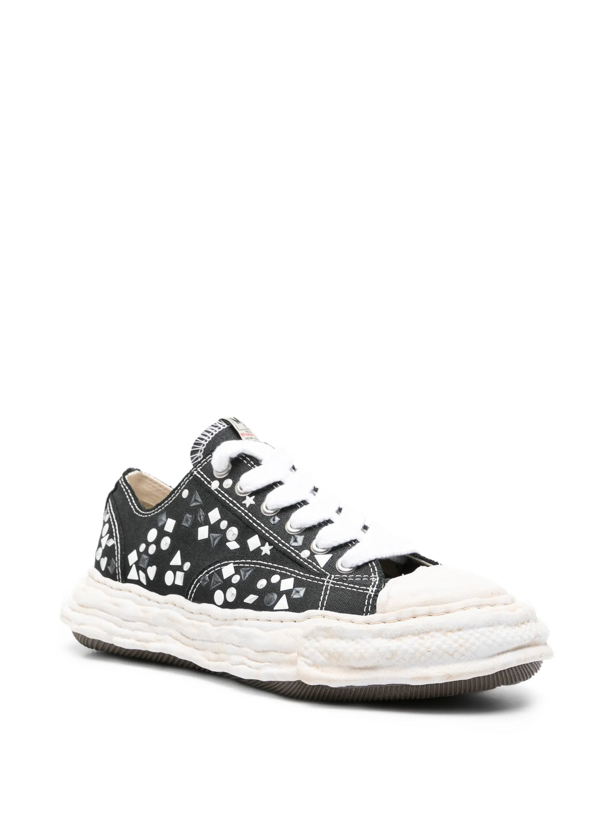 PETERSON23 OG sole embellished canvas low-top sneakers