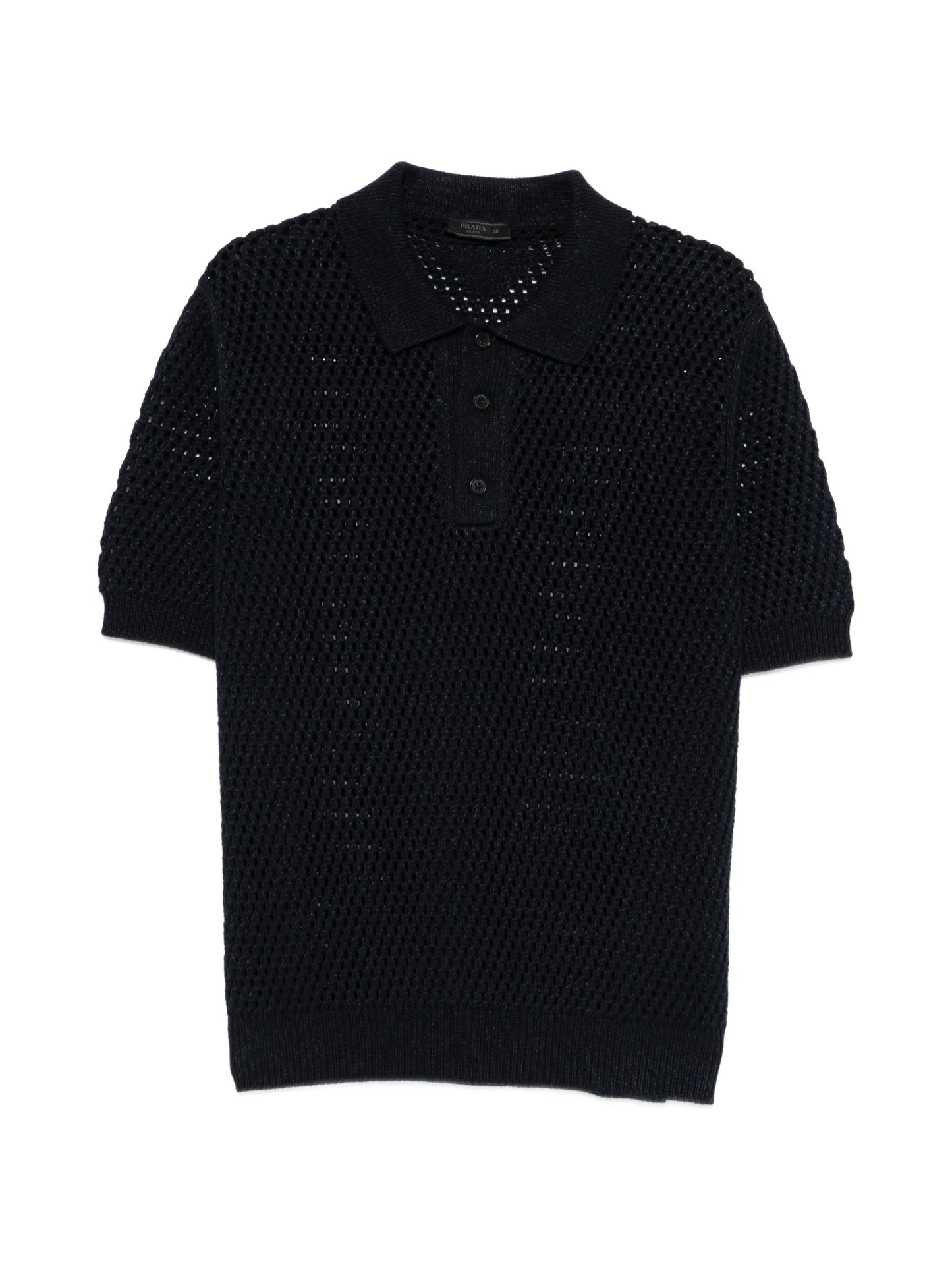 knitted polo shirt