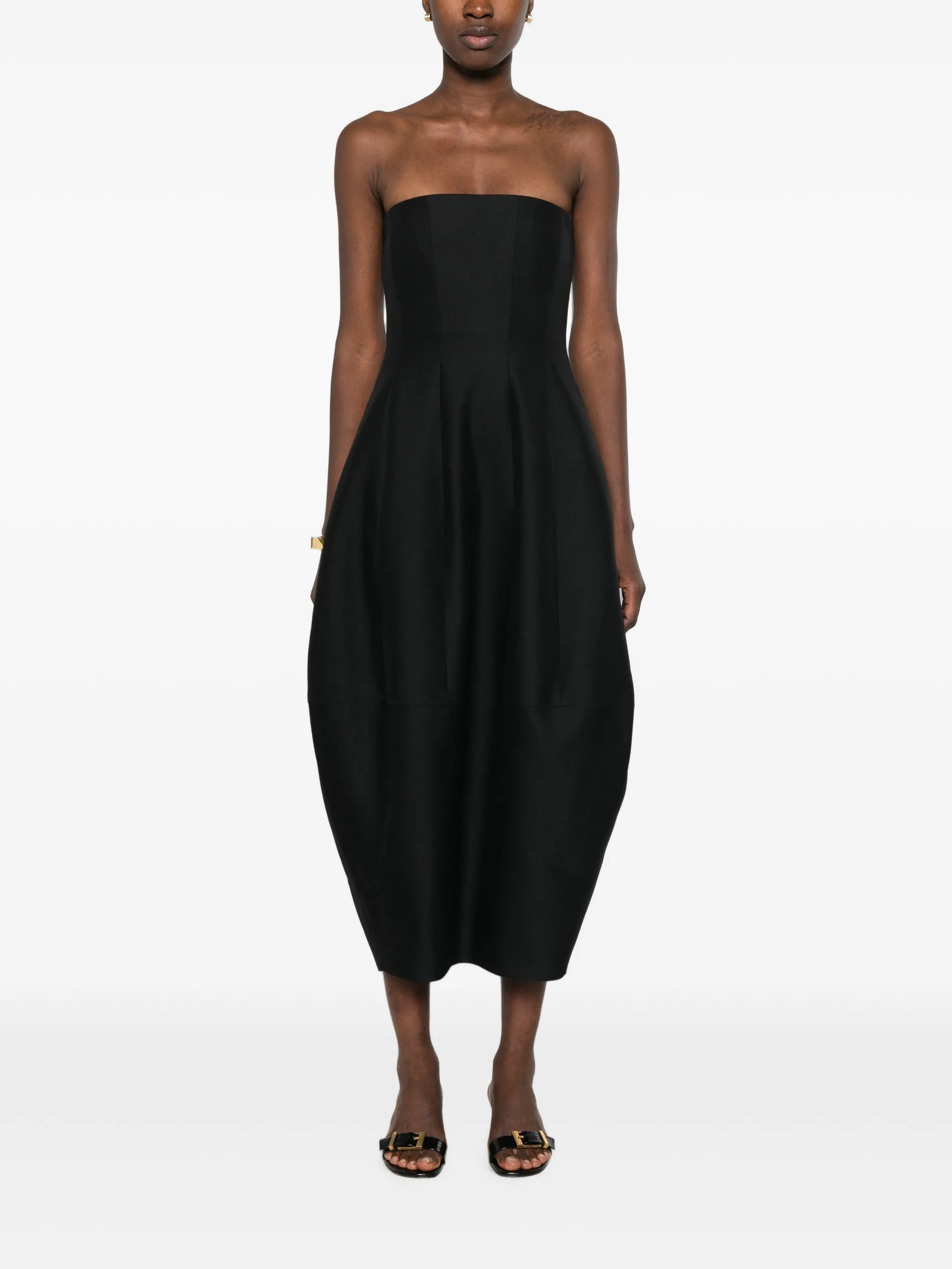 Stela strapless maxi dress