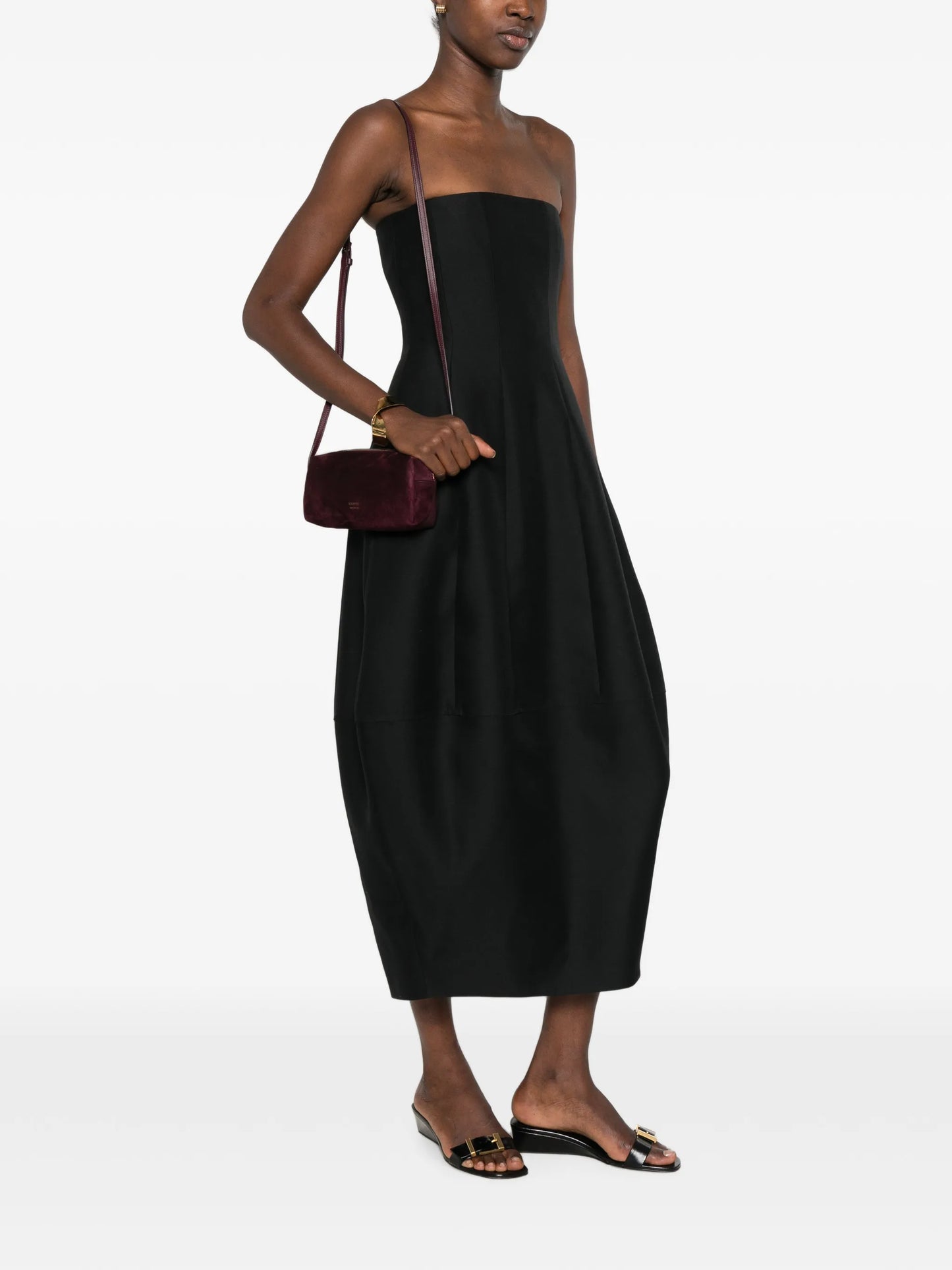 Stela strapless maxi dress