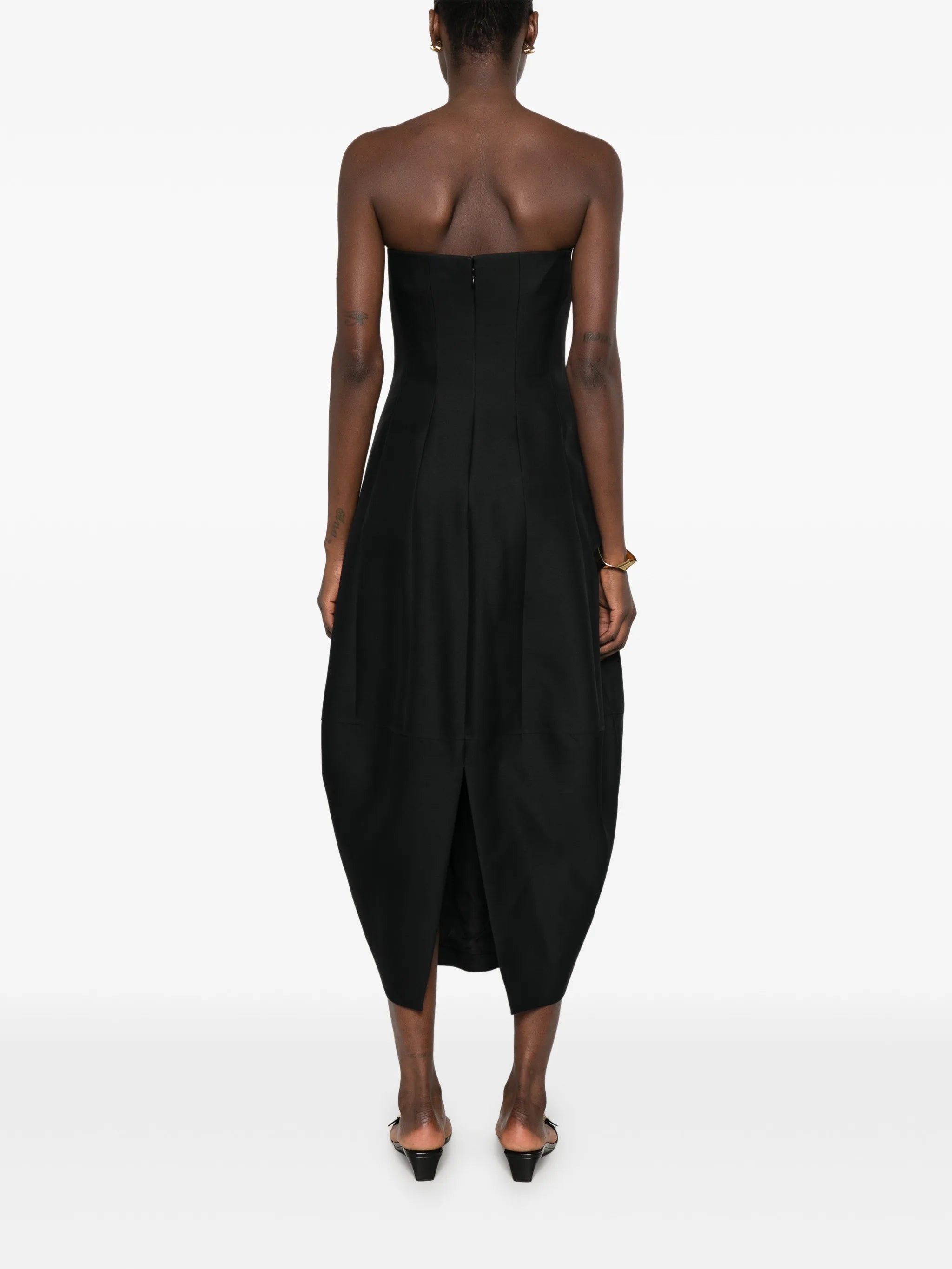 Stela strapless maxi dress