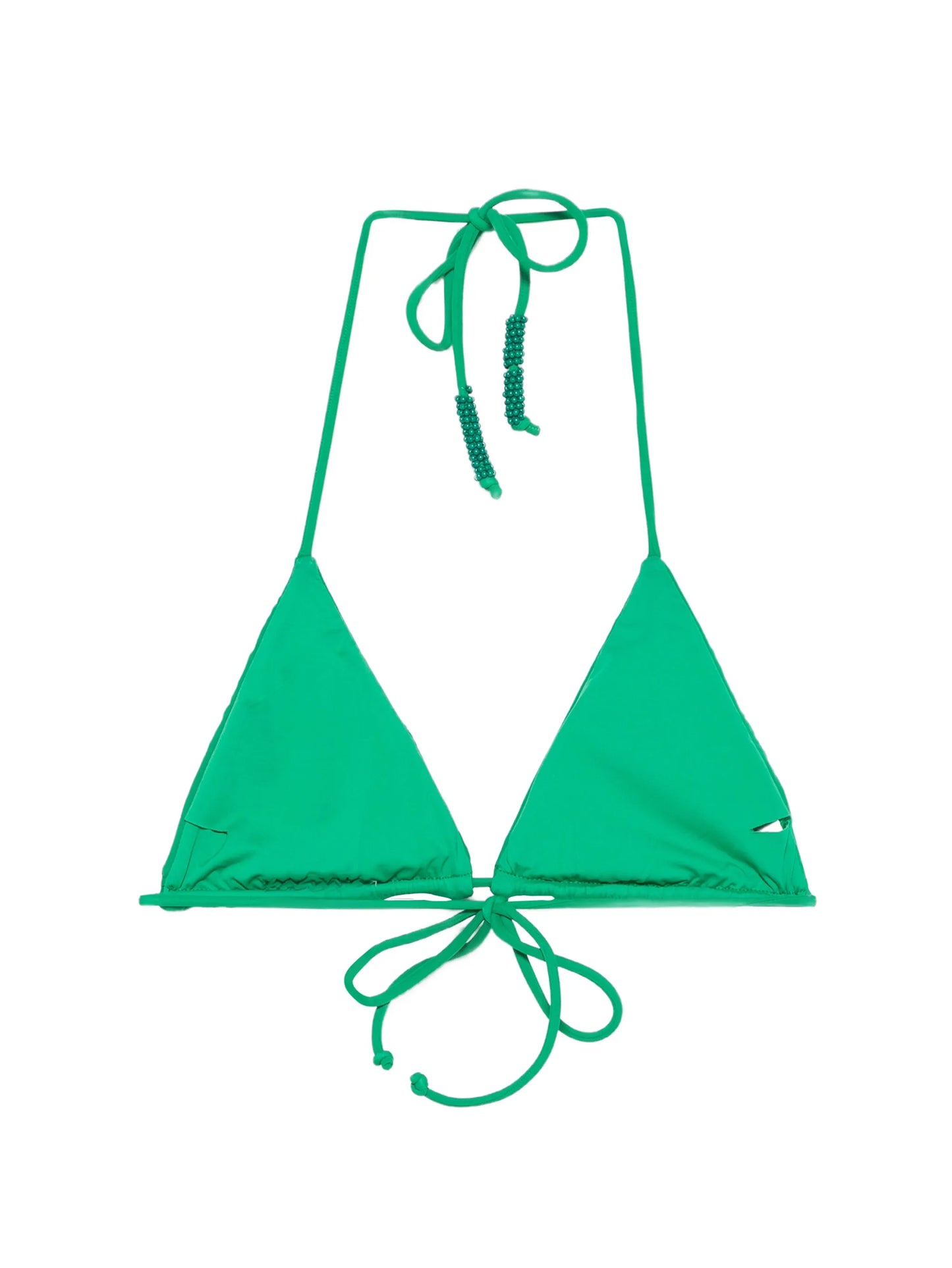 embroidered triangle bikini top
