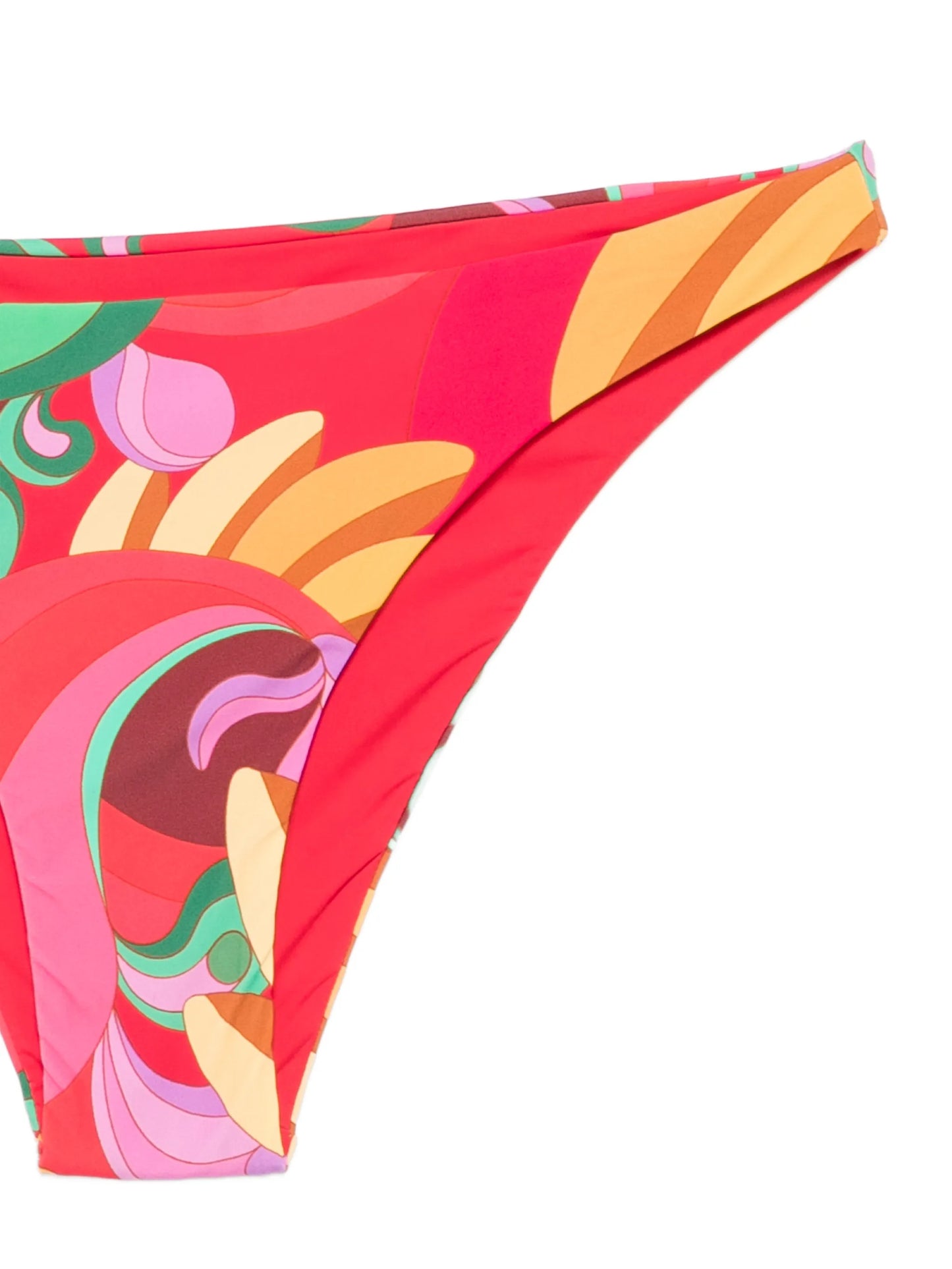graphic-print bikini bottoms