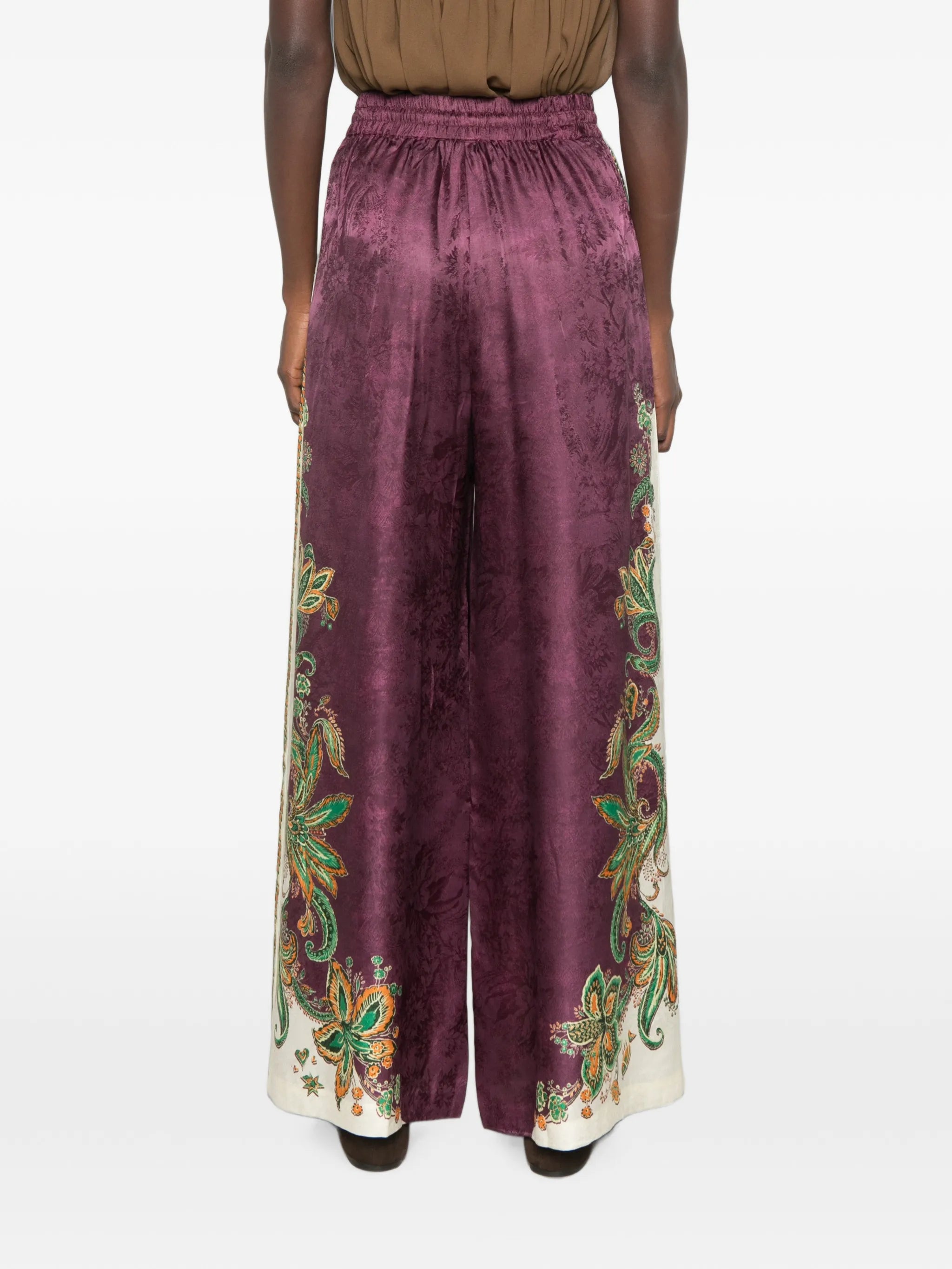 Ruthie paisley-print palazzo pants