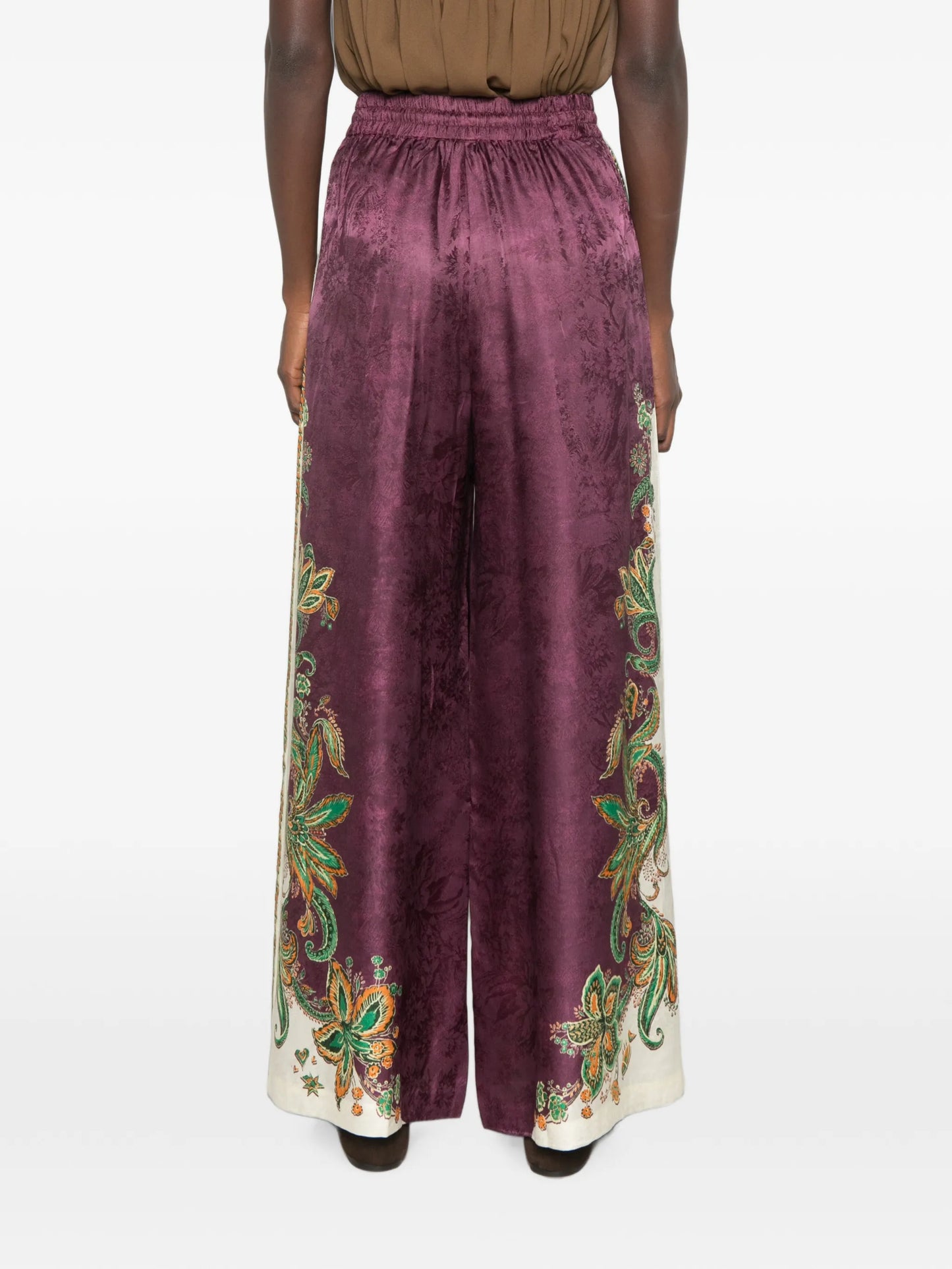 Ruthie paisley-print palazzo pants