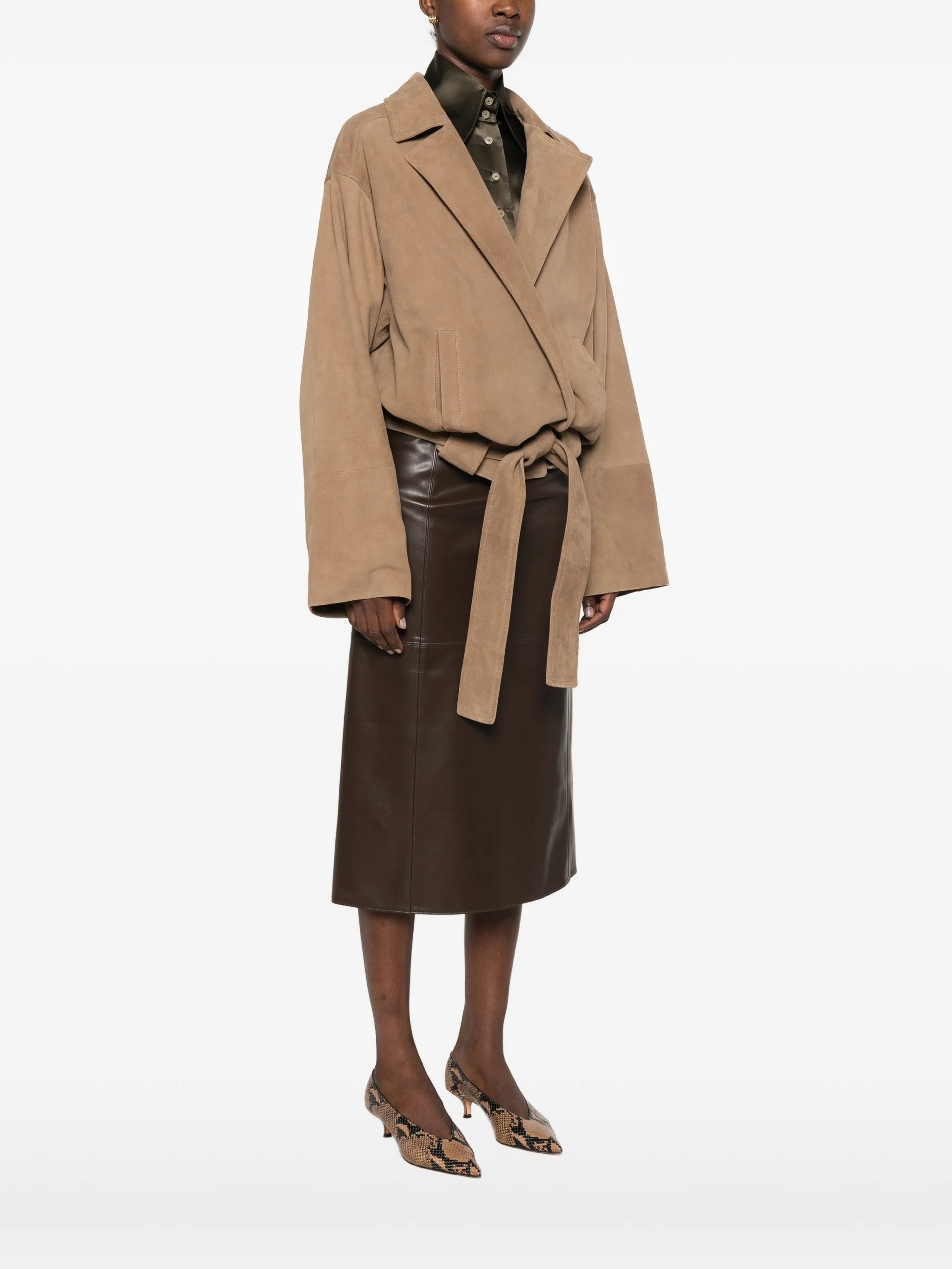 Alder belted jacket
