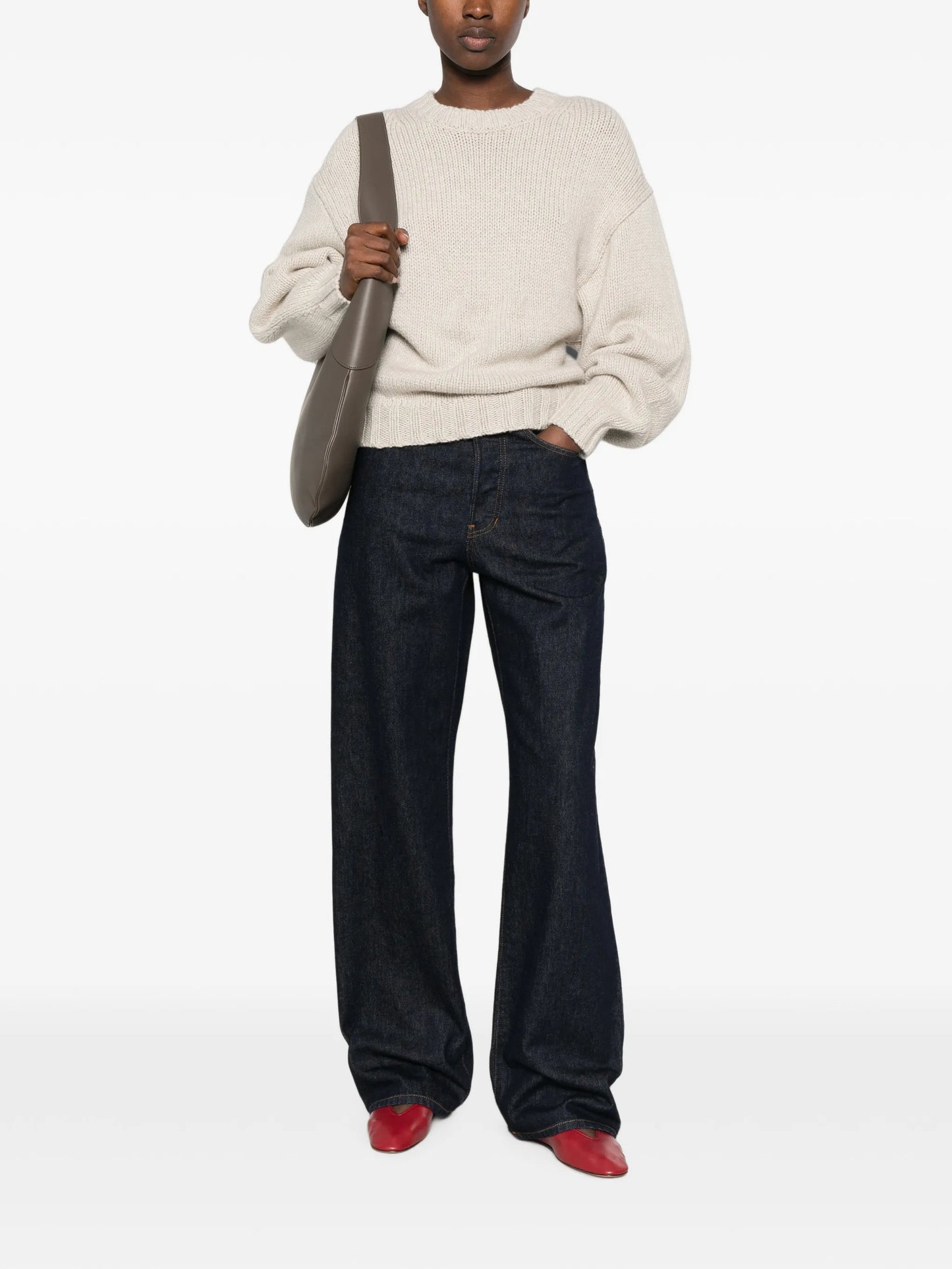 Gemma ribbed-knit sweater